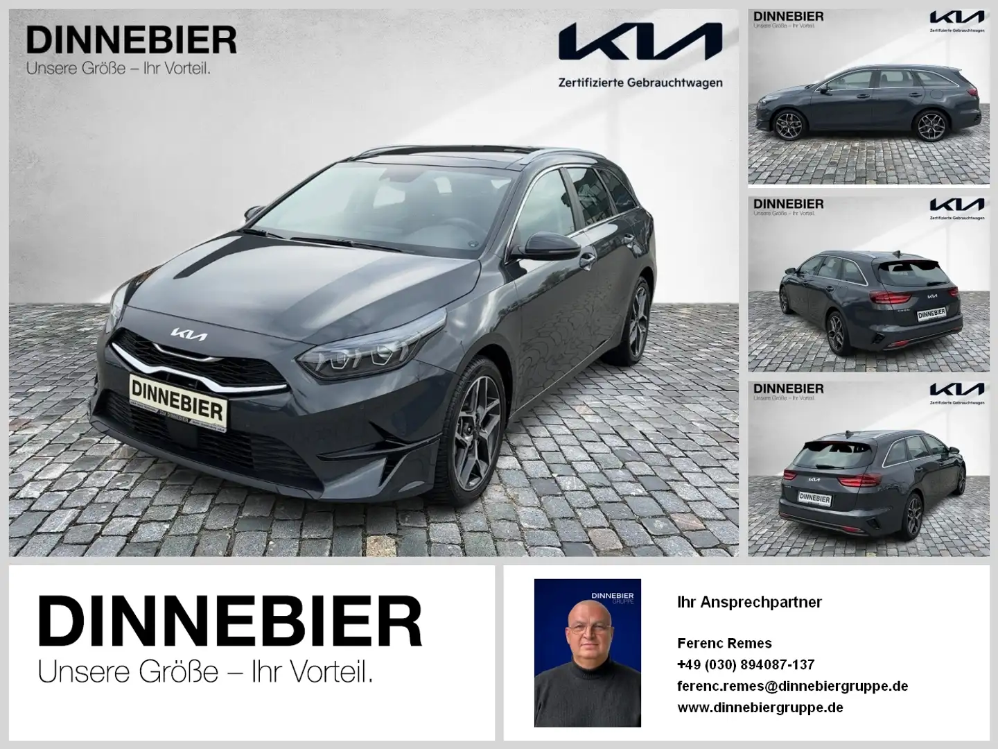 Kia Ceed SW / cee'd SW Ceed Sportswagon Spirit Glasdach+LED+Kamera Gris - 1