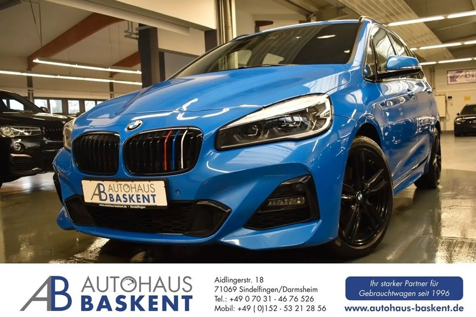 BMW 218 M SPORT*7-SITZER*LEDER*LED*SHZ Bleu - 1