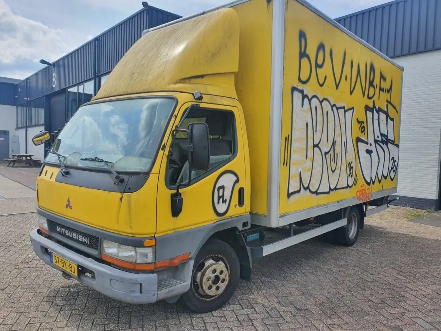 Mitsubishi Canter FB35 3.0 335 BAKWAGEN|NAP|APK|2003 Jaune - 1