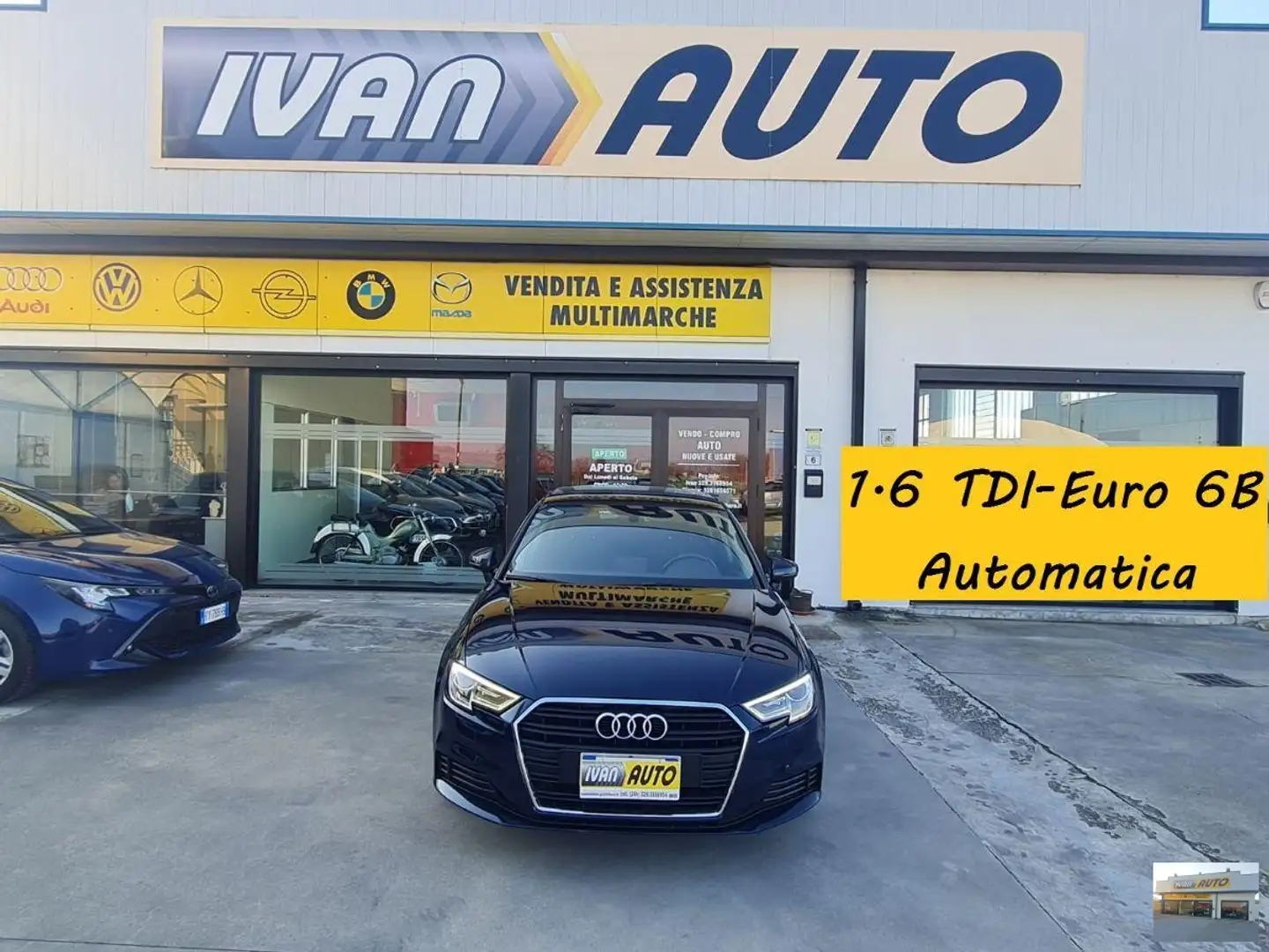 Audi A3 SPB 1.6 TDI S tronic Sport Blu/Azzurro - 1