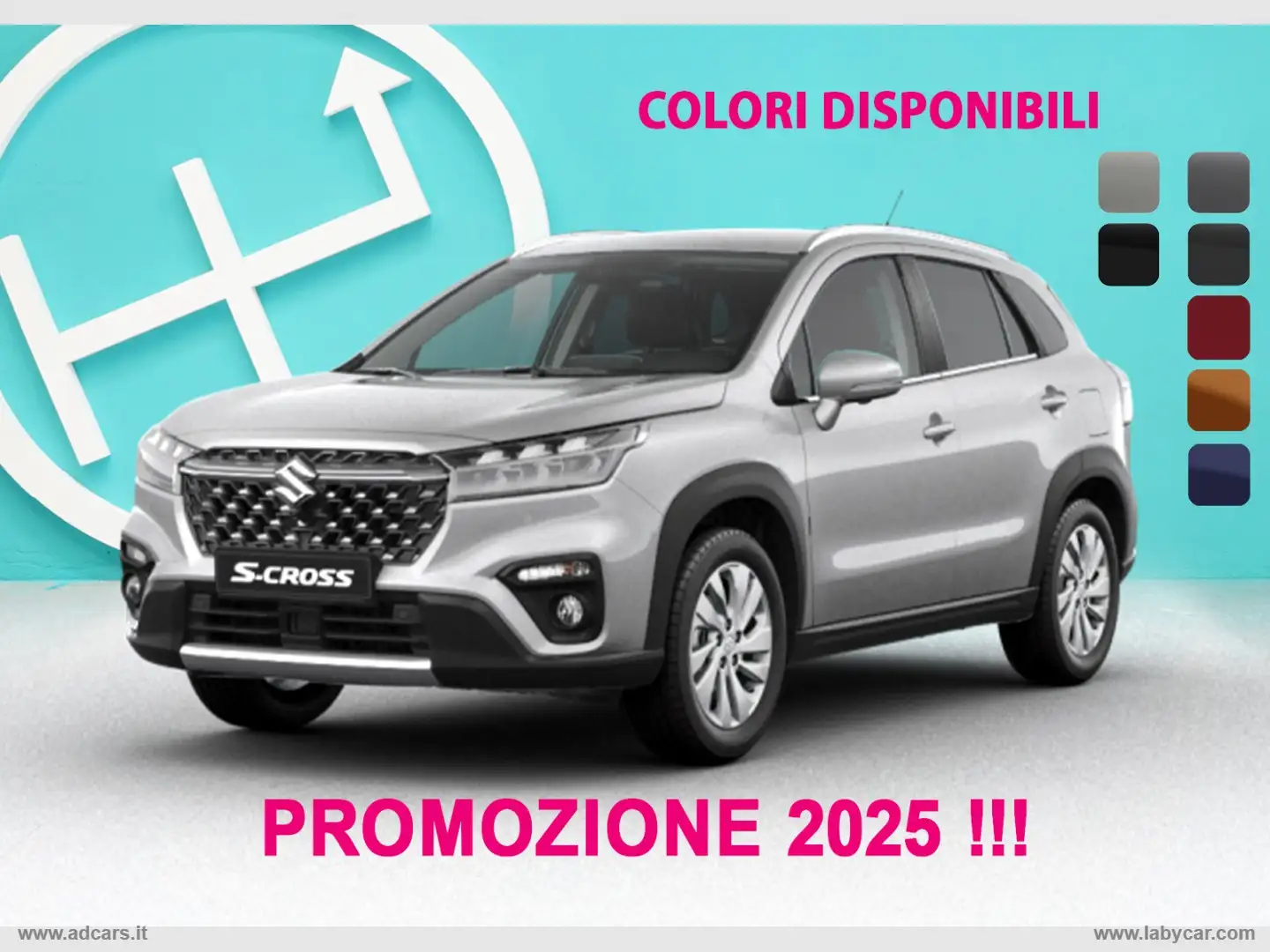 Suzuki S-Cross 1.4 Hybrid 4WD All Grip Top Argento - 1