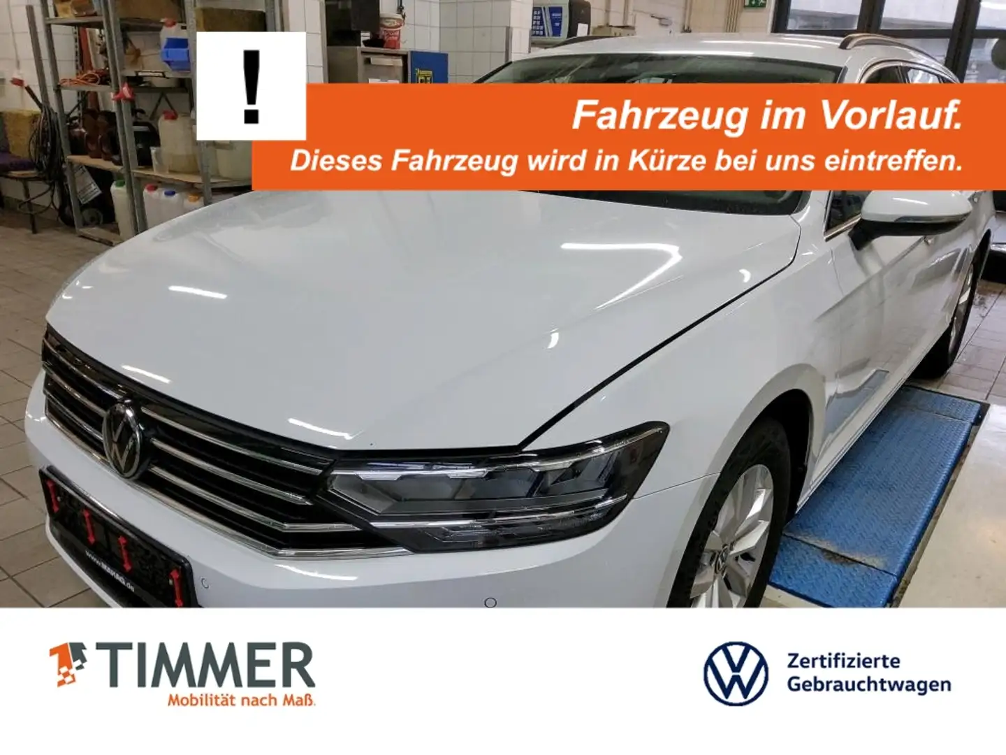 Volkswagen Passat Variant 2.0 TDI DSG BUSINESS +LED +ACC +RKAM +NAVI +SHZ + Weiß - 1