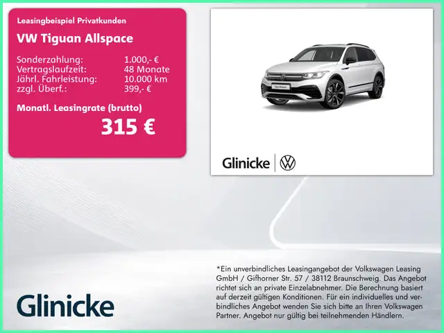Volkswagen Tiguan Allspace R Line 2.0 TSI 4M AHK/Pano/360/M