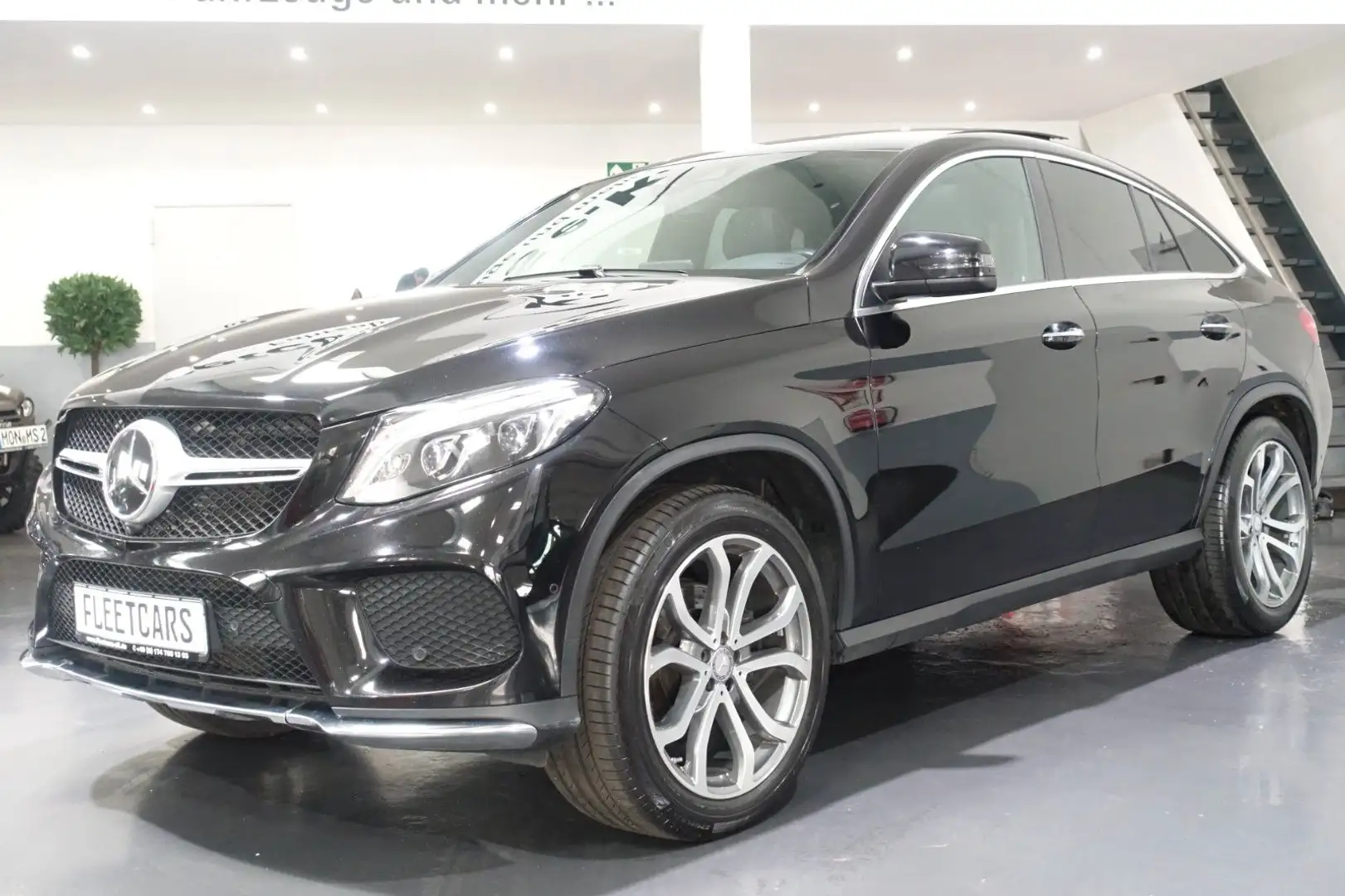 Mercedes-Benz GLE 350 d 4Matic Coupe AMG | PANORAMA | 1.Hand Schwarz - 1