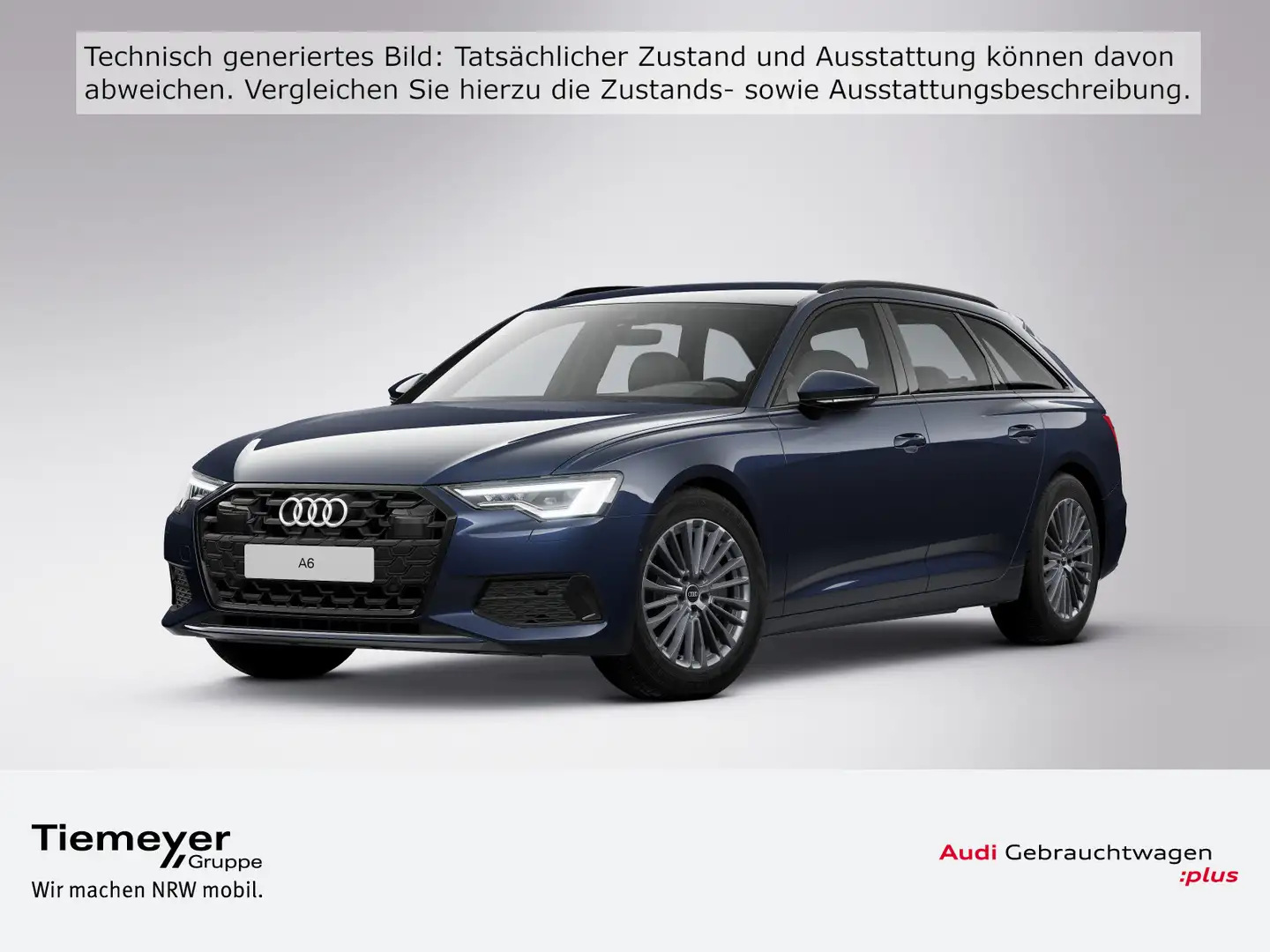 Audi A6 45 TFSI ADVANCED LEDER KAMERA MATRIX Blau - 1