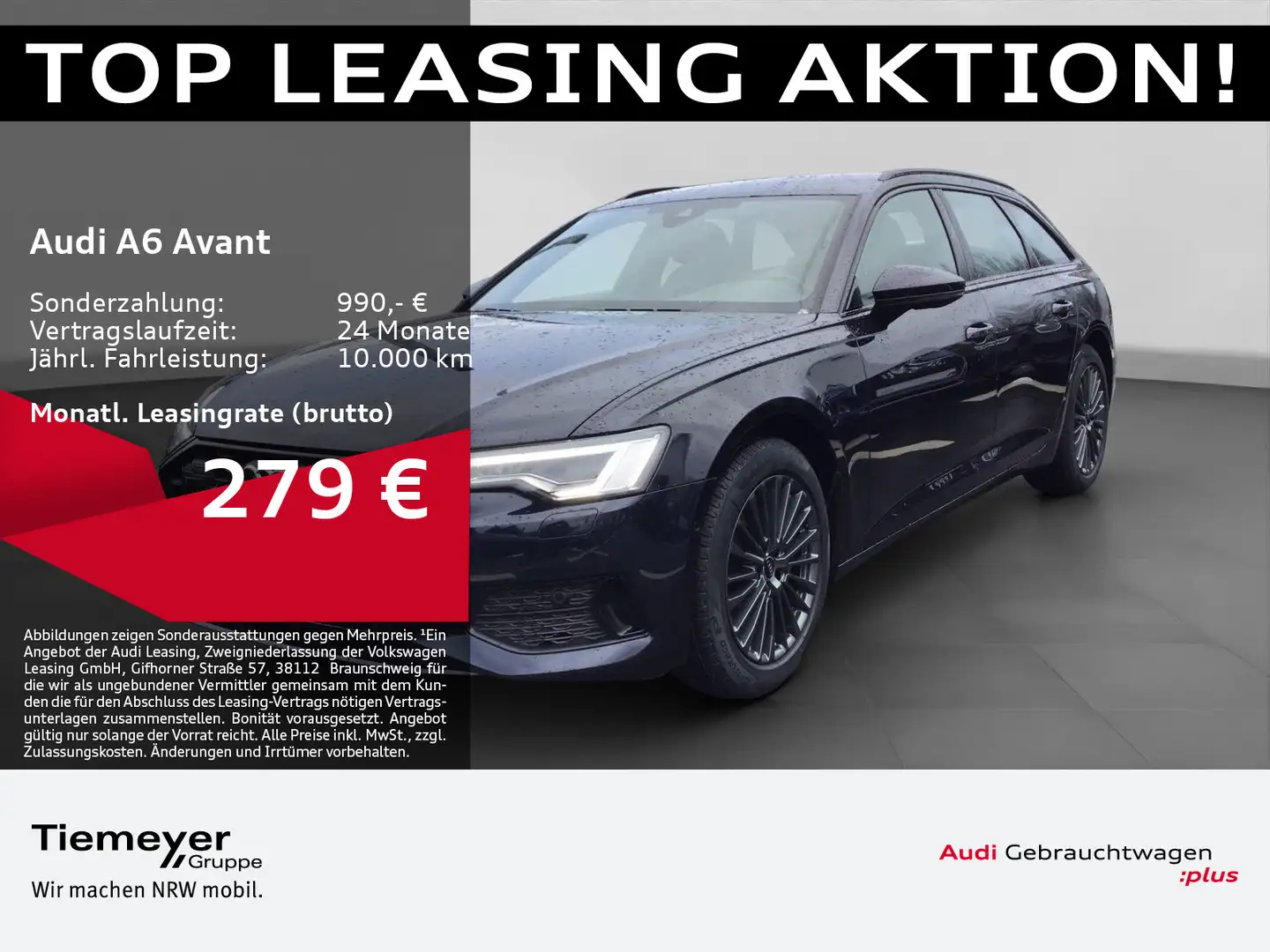 Audi A6 45 TFSI ADVANCED LEDER KAMERA MATRIX Blau - 1