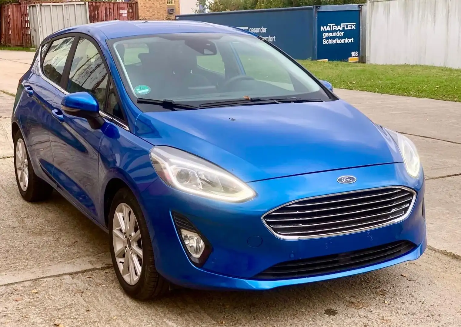 Ford Fiesta Titanium X AUTOMATIK+KLIMAAUT+SITZHEIZUNG Blau - 1