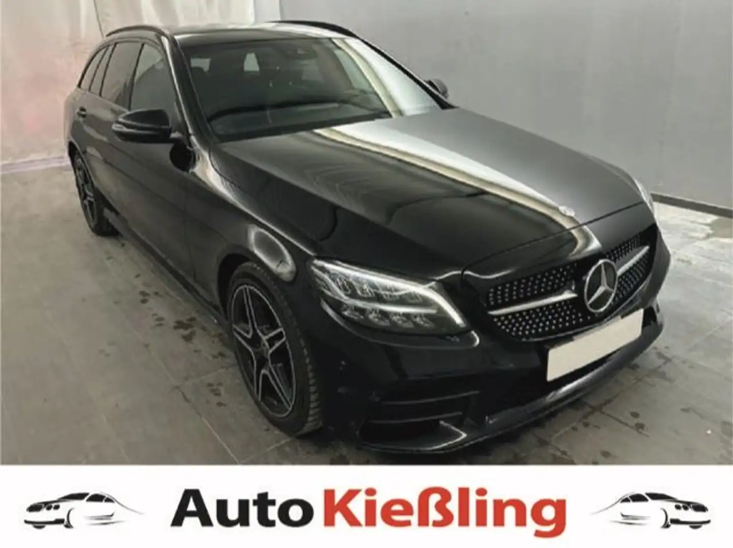 Mercedes-Benz C 200 d T-Modell AMG Aut LED Night SHZ AHZV Leder Schwarz - 1