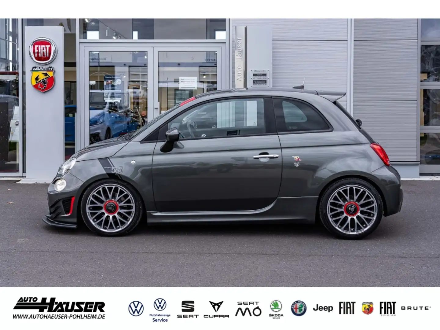 Abarth 595 1.4 T-Jet 16V PDC SITZHZG KLIMA APPLE ANDROID Gri - 2