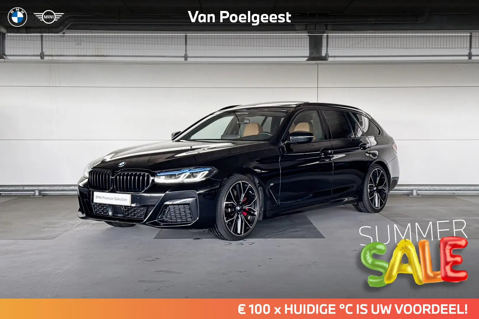 BMW 530 5 Serie Touring 530i High Executive M-Sport BMW 5- Noir - 1