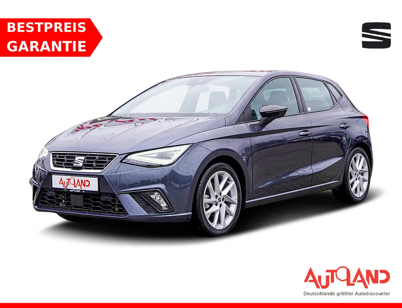 SEAT Ibiza 1.0 TSI FR DSG LED Navi FullLink Kamera Grau - 1