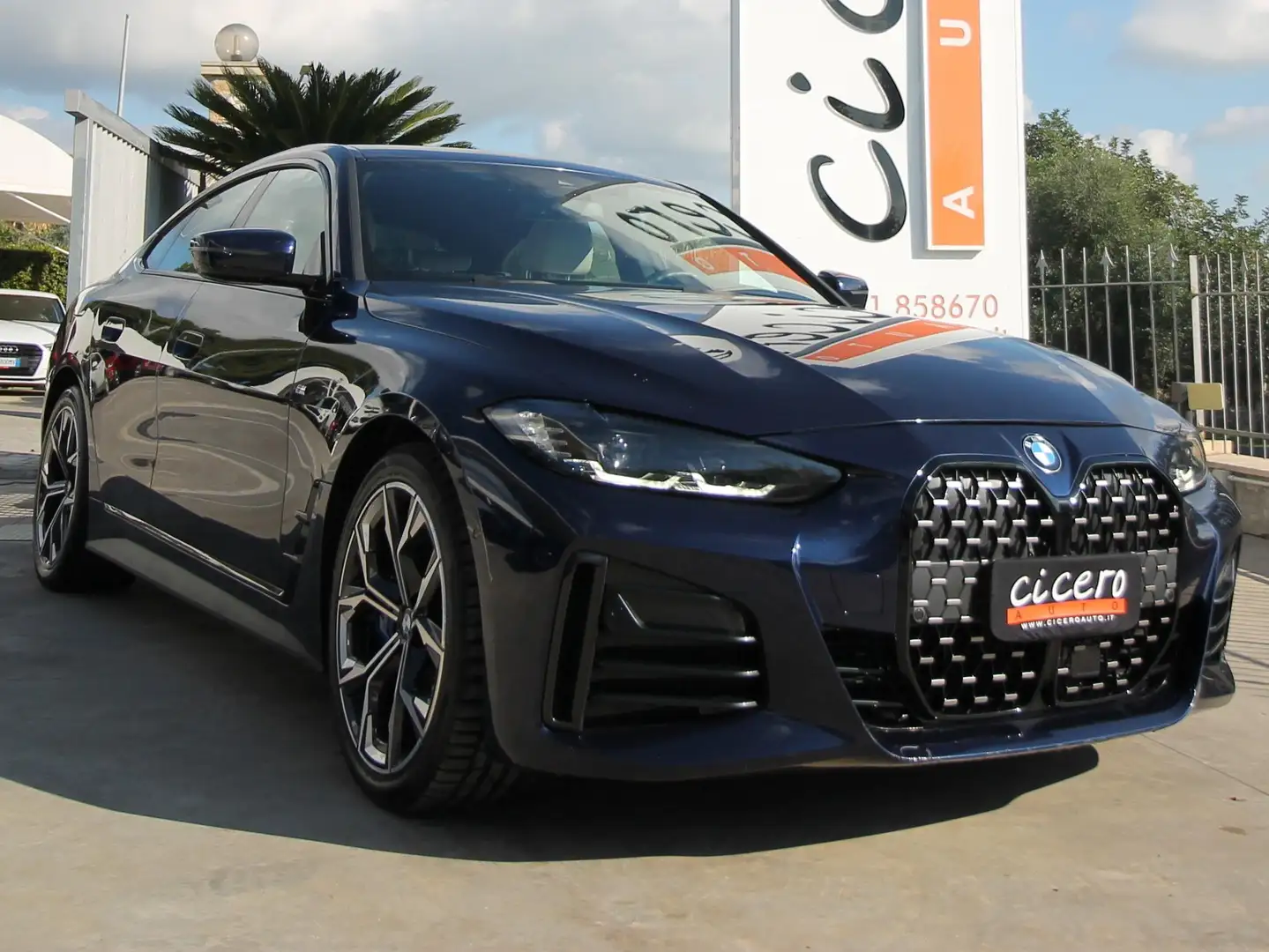 BMW 420 d Gran Coupe mhev 190 Msport auto|60.000km|12.2021 Bleu - 1