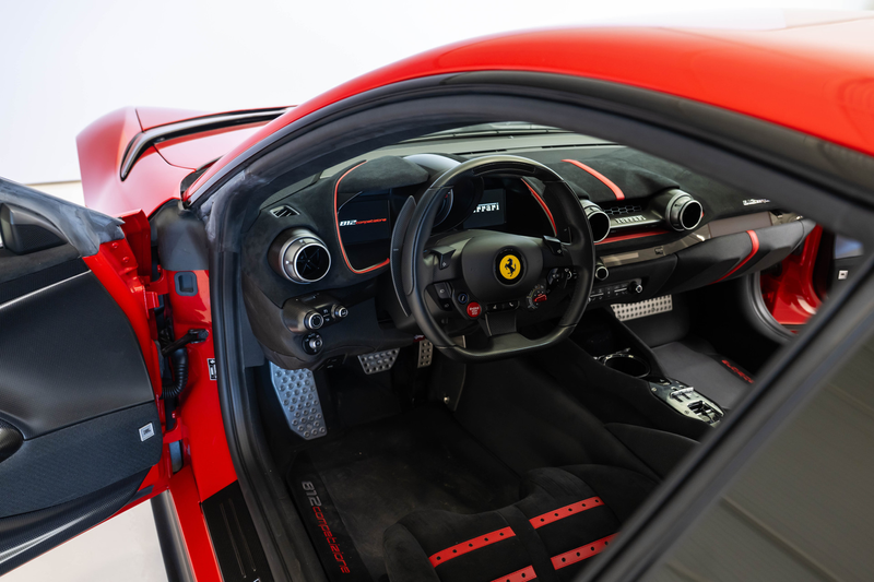 Ferrari 812 Competizione 6.5 V12, Rosso F1 2007, Carbon Wheels — photo 9
