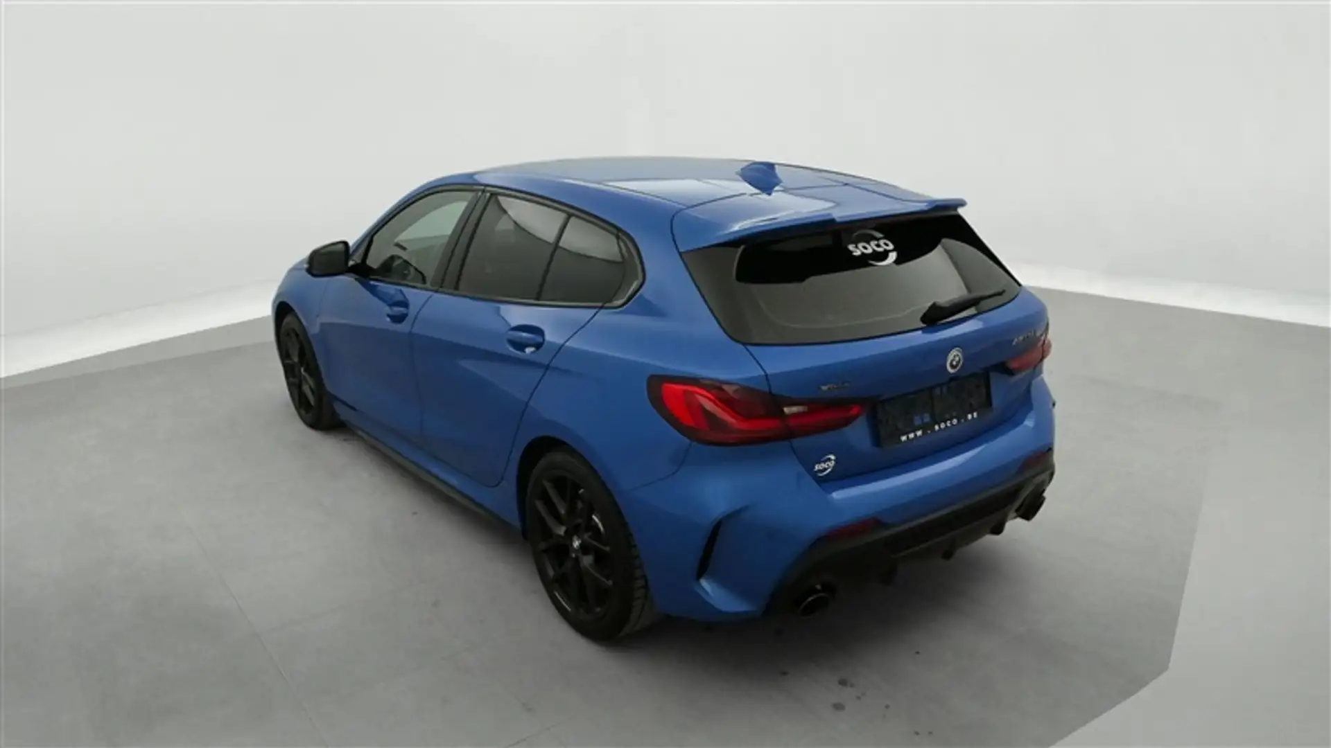 BMW 135 M135iXAS S-CUIR / NAVI / FULL LED Bleu - 2