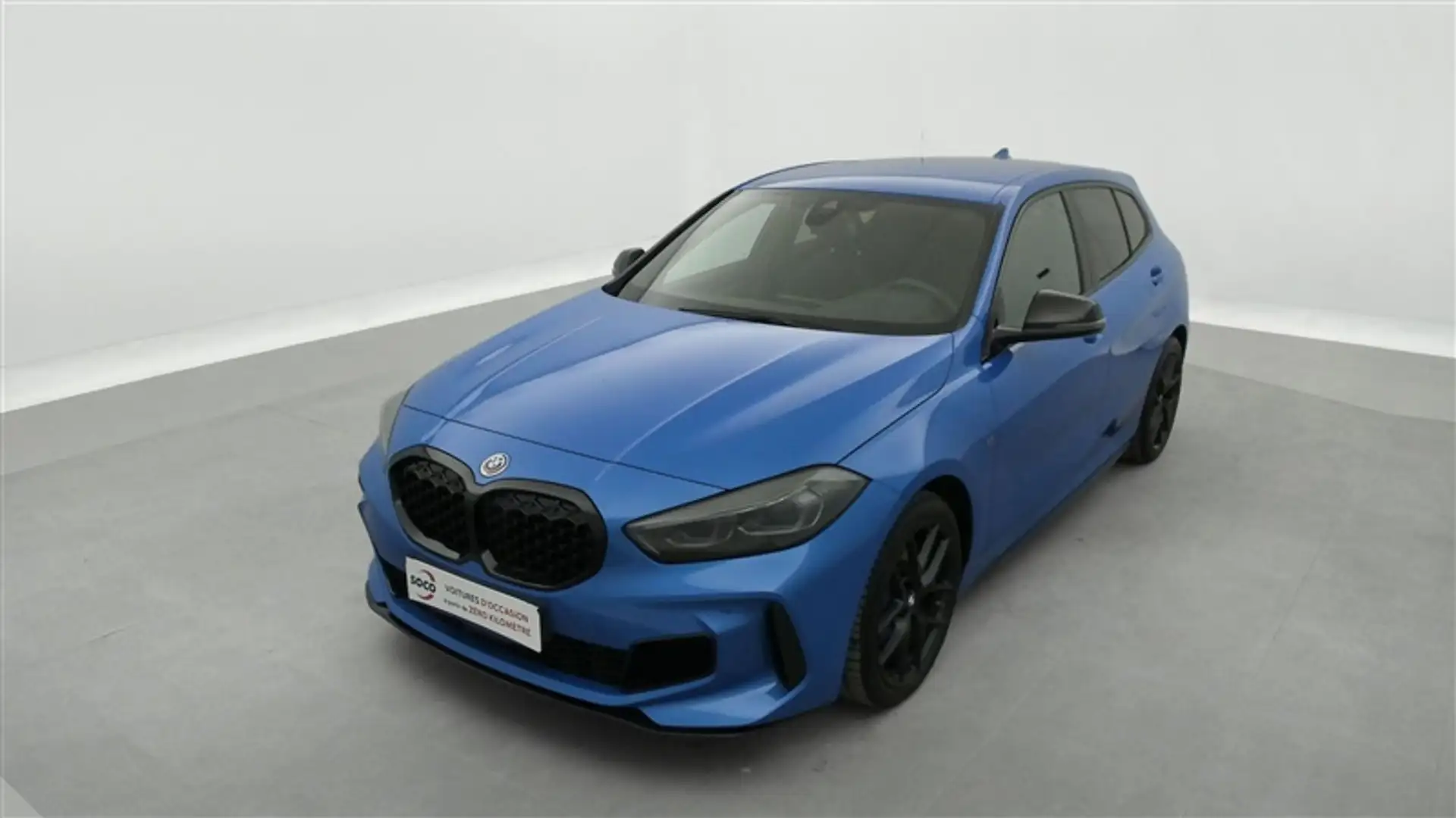BMW 135 M135iXAS S-CUIR / NAVI / FULL LED Bleu - 1