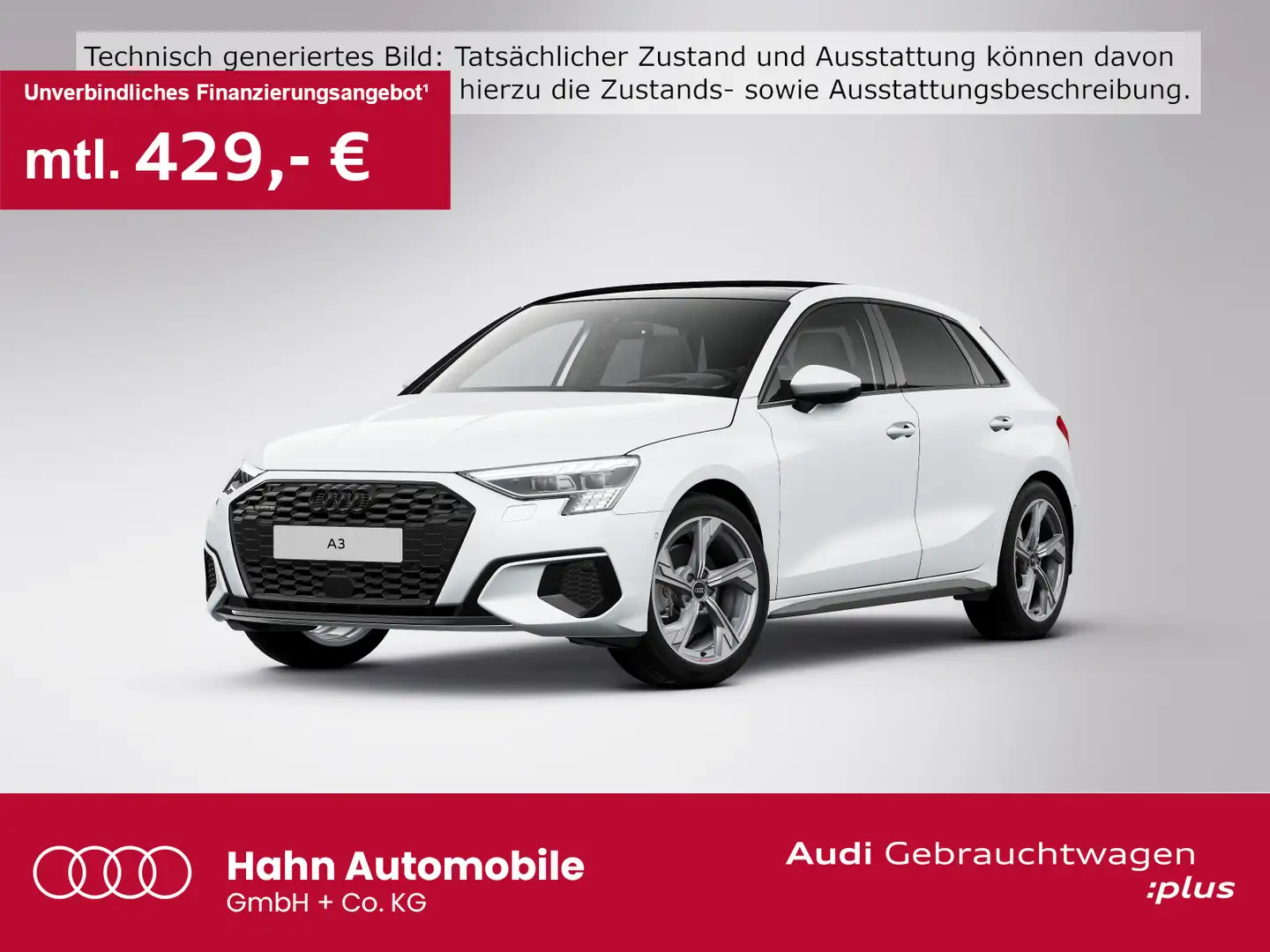 Audi A3 40 TFSI quattro advanced HUD B&O CA Weiß - 1