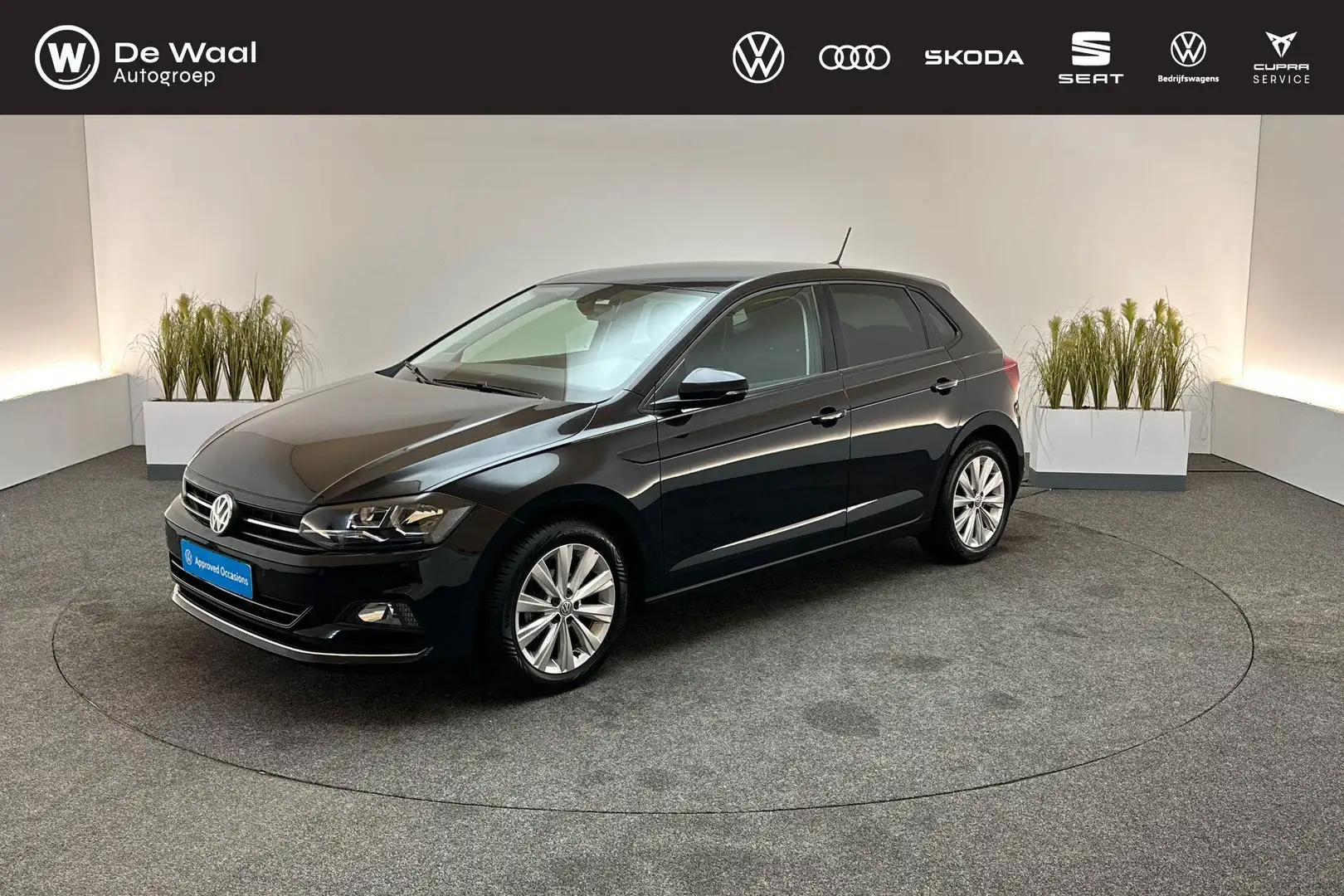 Volkswagen Polo 1.0 TSI 95pk DSG Highline | AppleCarplay/AndroidAu Zwart - 1