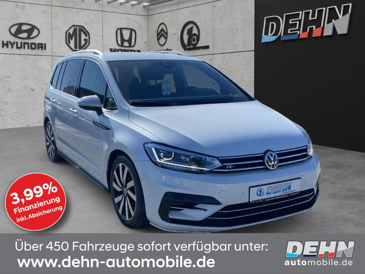 Volkswagen Touran 2.0 TDI Highline R-Line LED ACC Cam St.HZ Weiß - 1