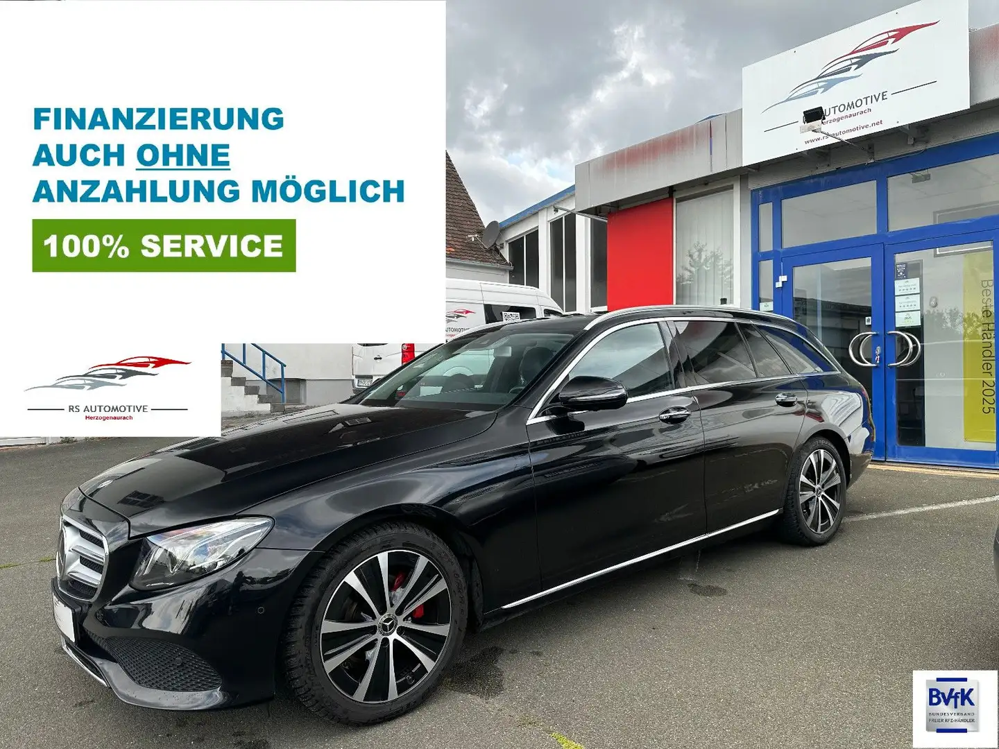 Mercedes-Benz E 220 d T-Modell Avantgarde*2.Hd*Command*LED*VOLL Noir - 1