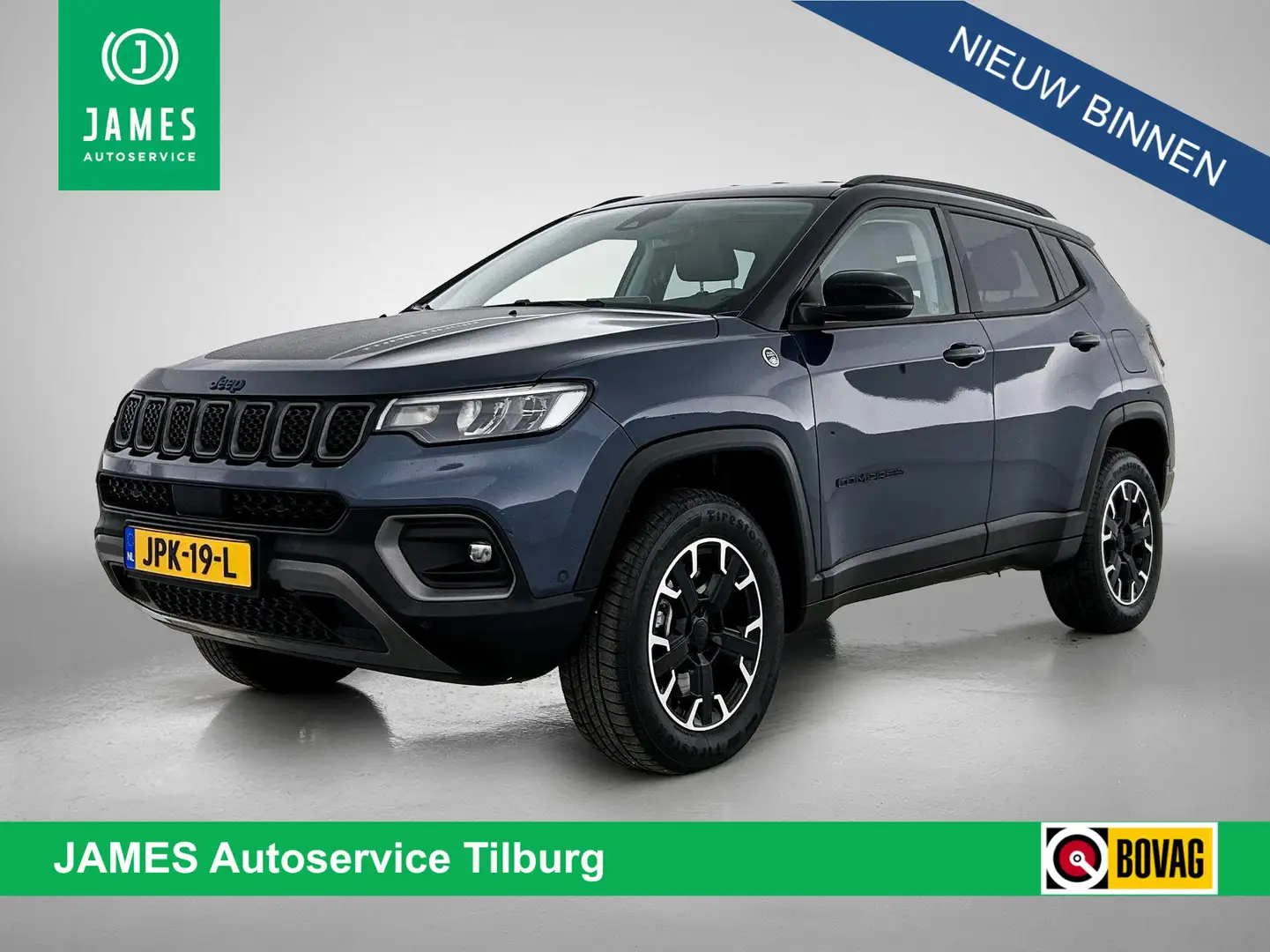 Jeep Compass 4xe 240 Plug-in Hybrid Trailhawk AD-CRUISE | 1/2 L Bleu - 1