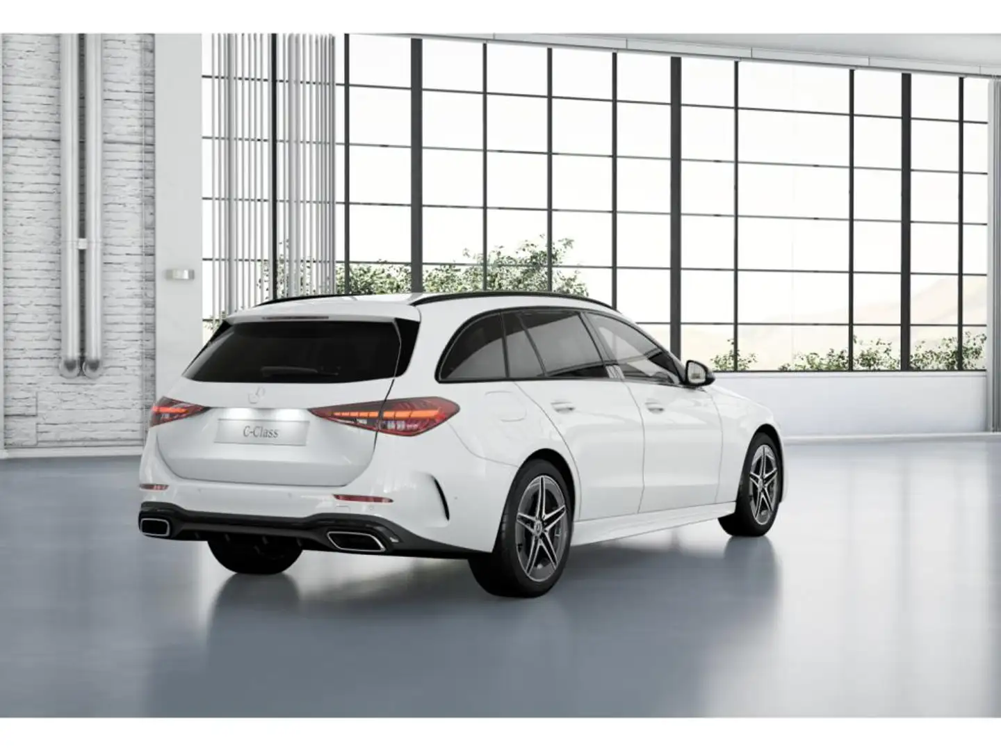 Mercedes-Benz C 300 d T AMG-LINE STH. DISTRONIC NIGHT DIGITAL-LIGHT Blanc - 2