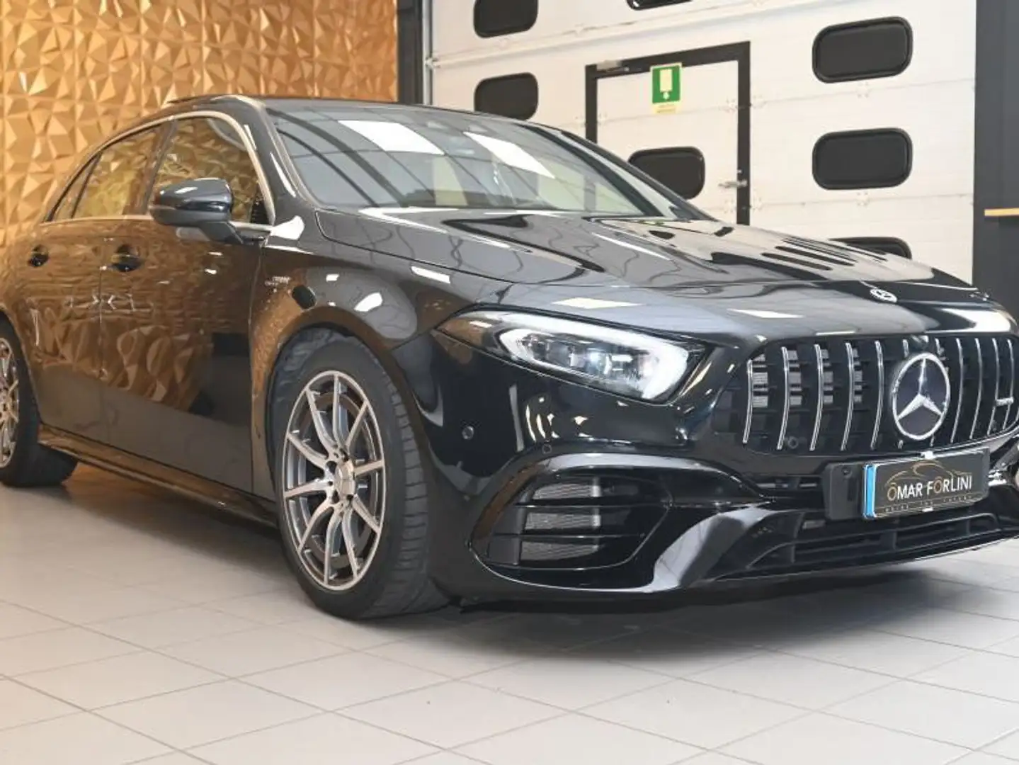 Mercedes-Benz A 45 AMG 4MATIC 388CV TET.SOSP.CAM360°NAVI SCARICHI FULL Nero - 2