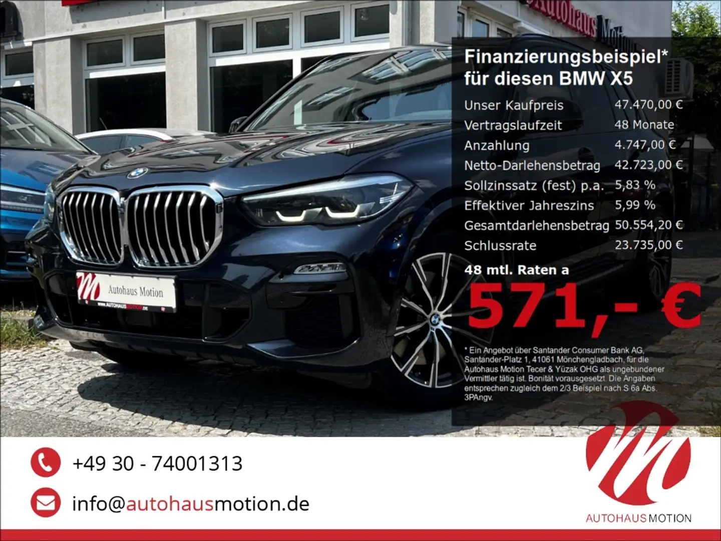 BMW X5 xDrive 30 d M Sport LED PANO KAMERA HUD AMBIENTE Noir - 1