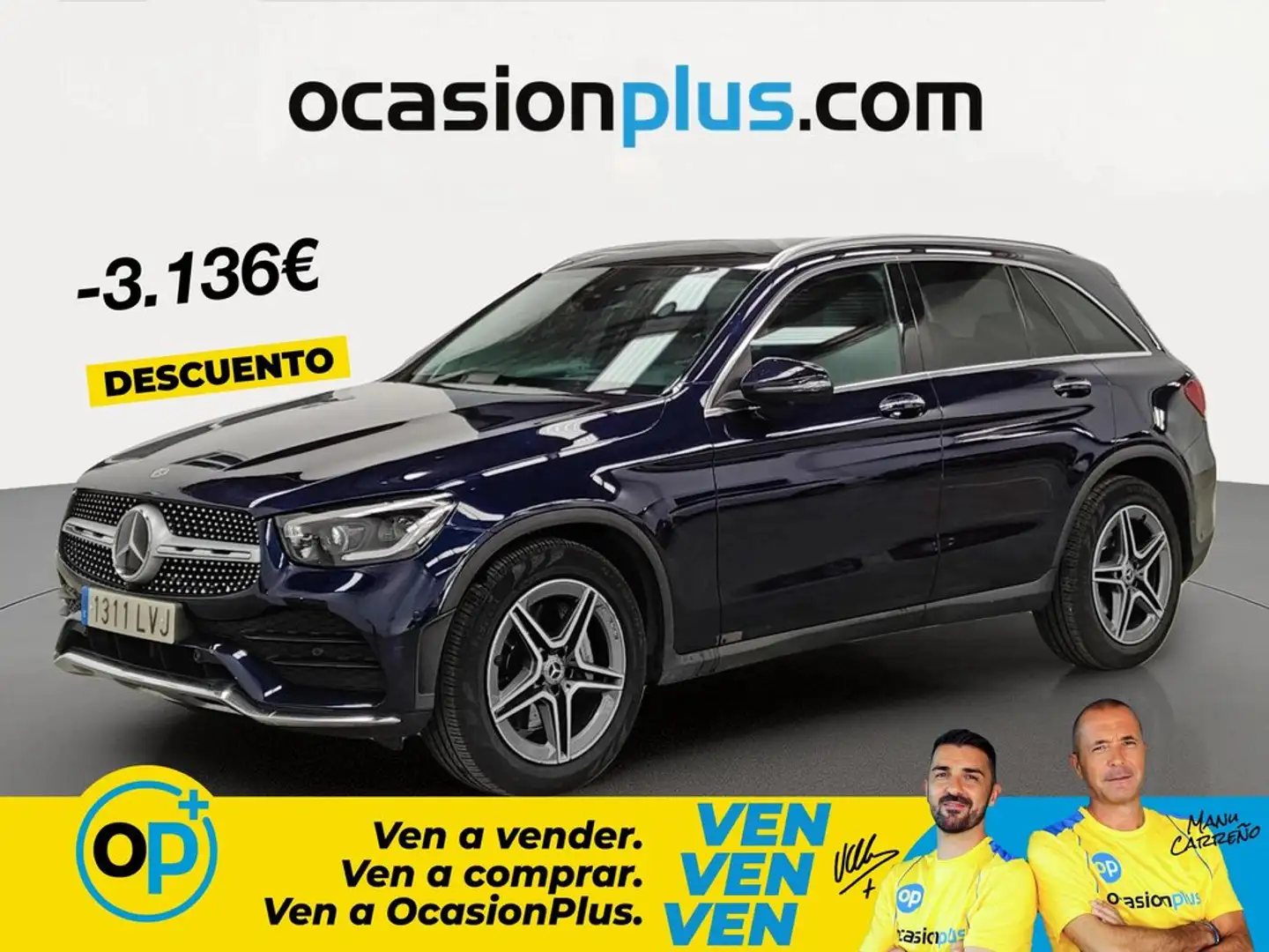 Mercedes-Benz GLC 200 200d 4Matic 9G-Tronic Azul - 1