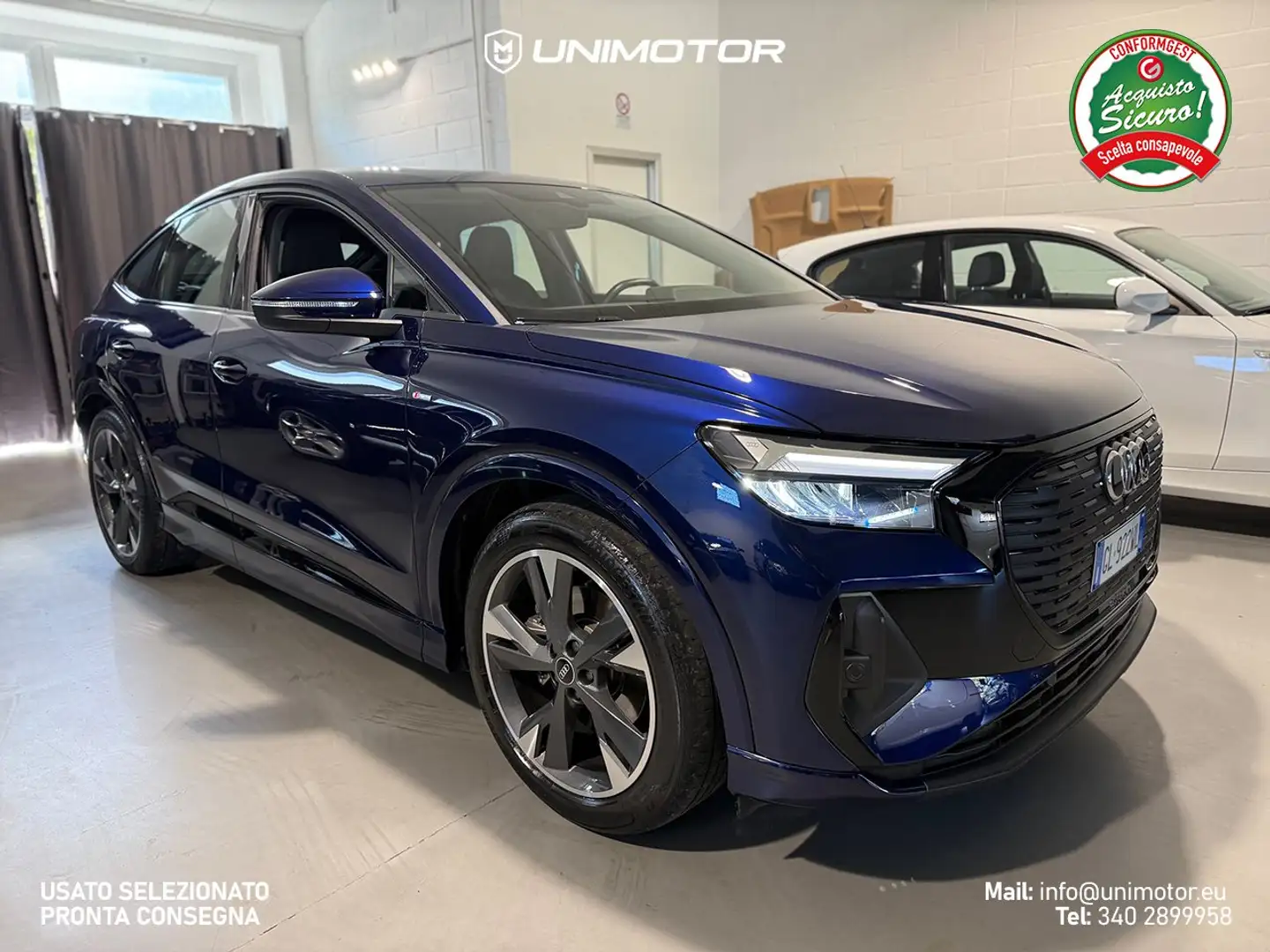 Audi Q4 e-tron Sportback 35 S line edition - IVA esposta Bleu - 1