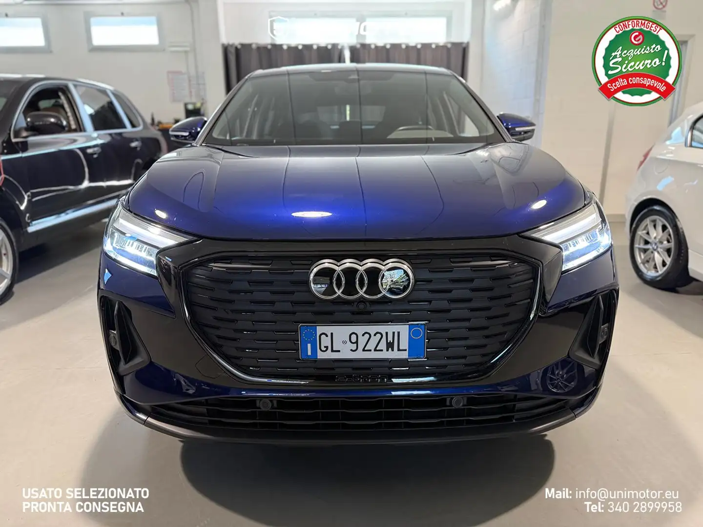 Audi Q4 e-tron Sportback 35 S line edition - IVA esposta Bleu - 2