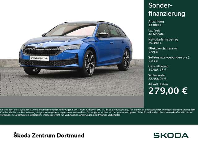 Imagine Skoda Octavia Combi 2.0TDI DSG Sportline AHK HuD NAV CANTON S...