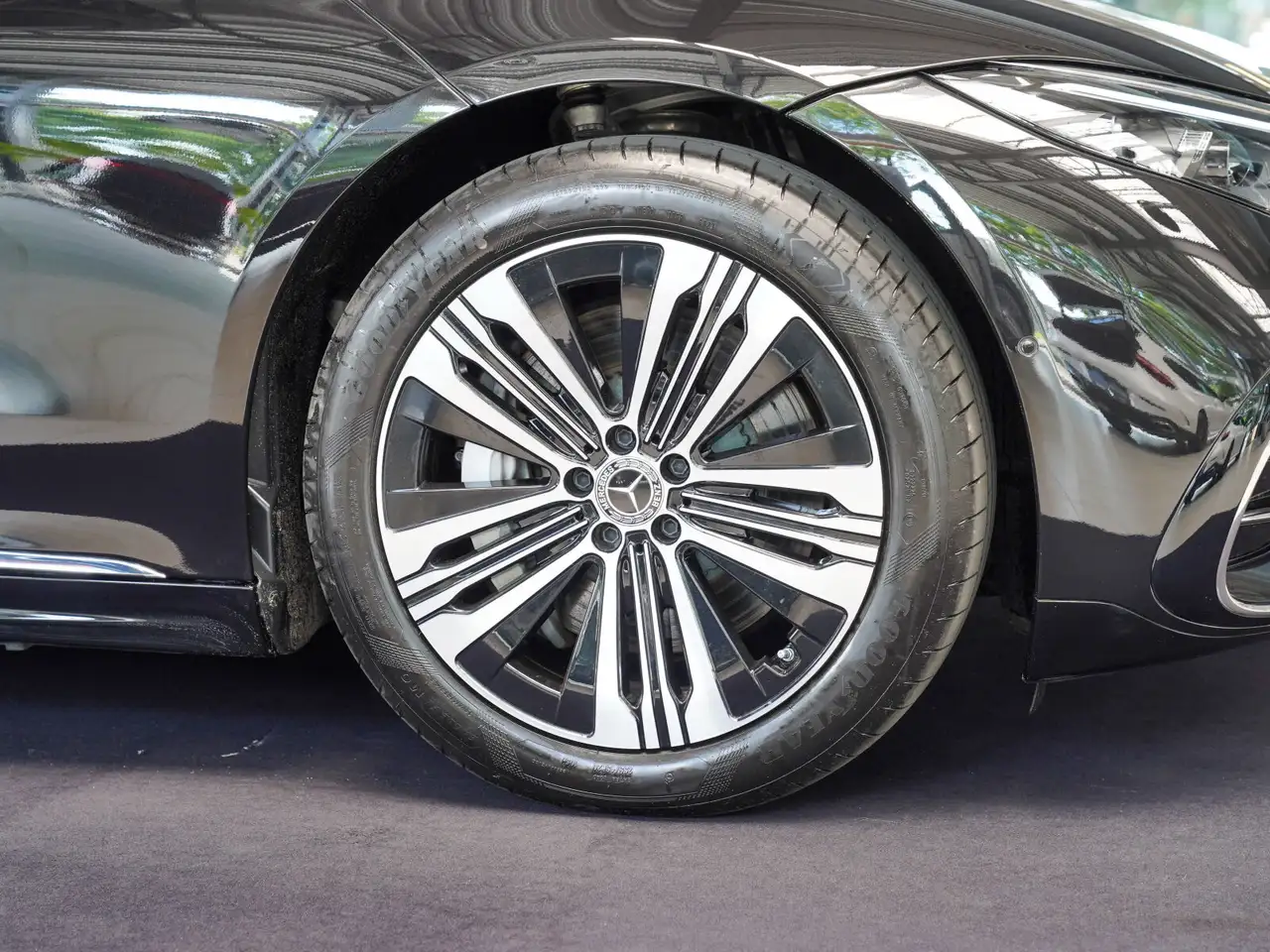 Mercedes-Benz EQS 450+ AMG Line macchiato Hinterachslenk HYPER, миниатюра 2