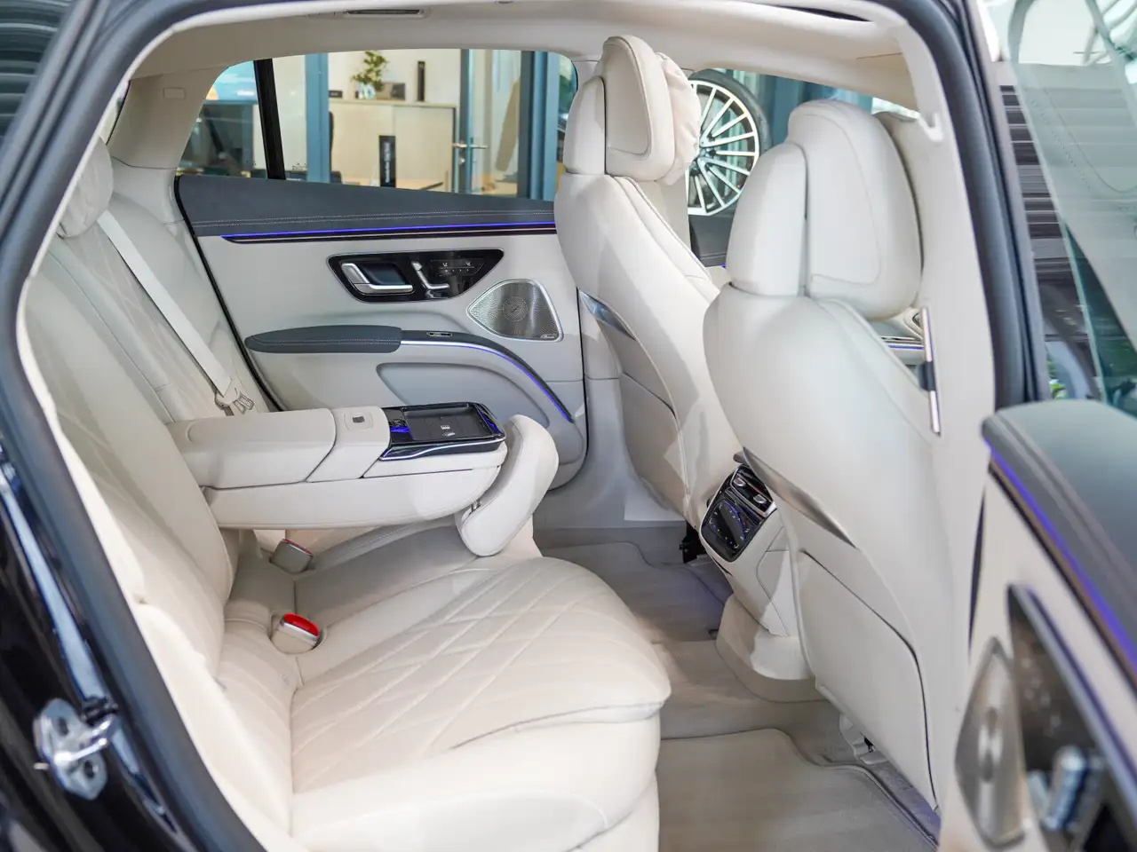 Mercedes-Benz EQS 450+ AMG Line macchiato Hinterachslenk HYPER, миниатюра 15