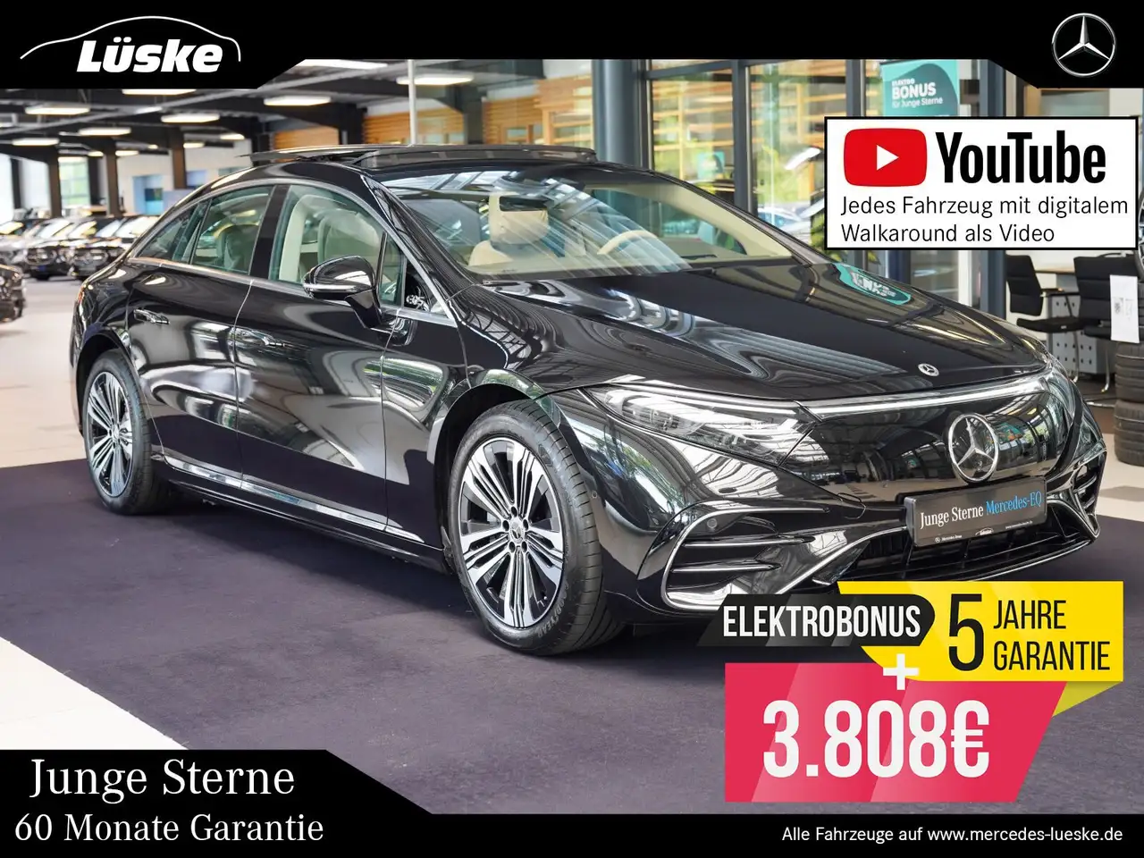 Mercedes-Benz EQS 450+ AMG Line macchiato Hinterachslenk HYPER