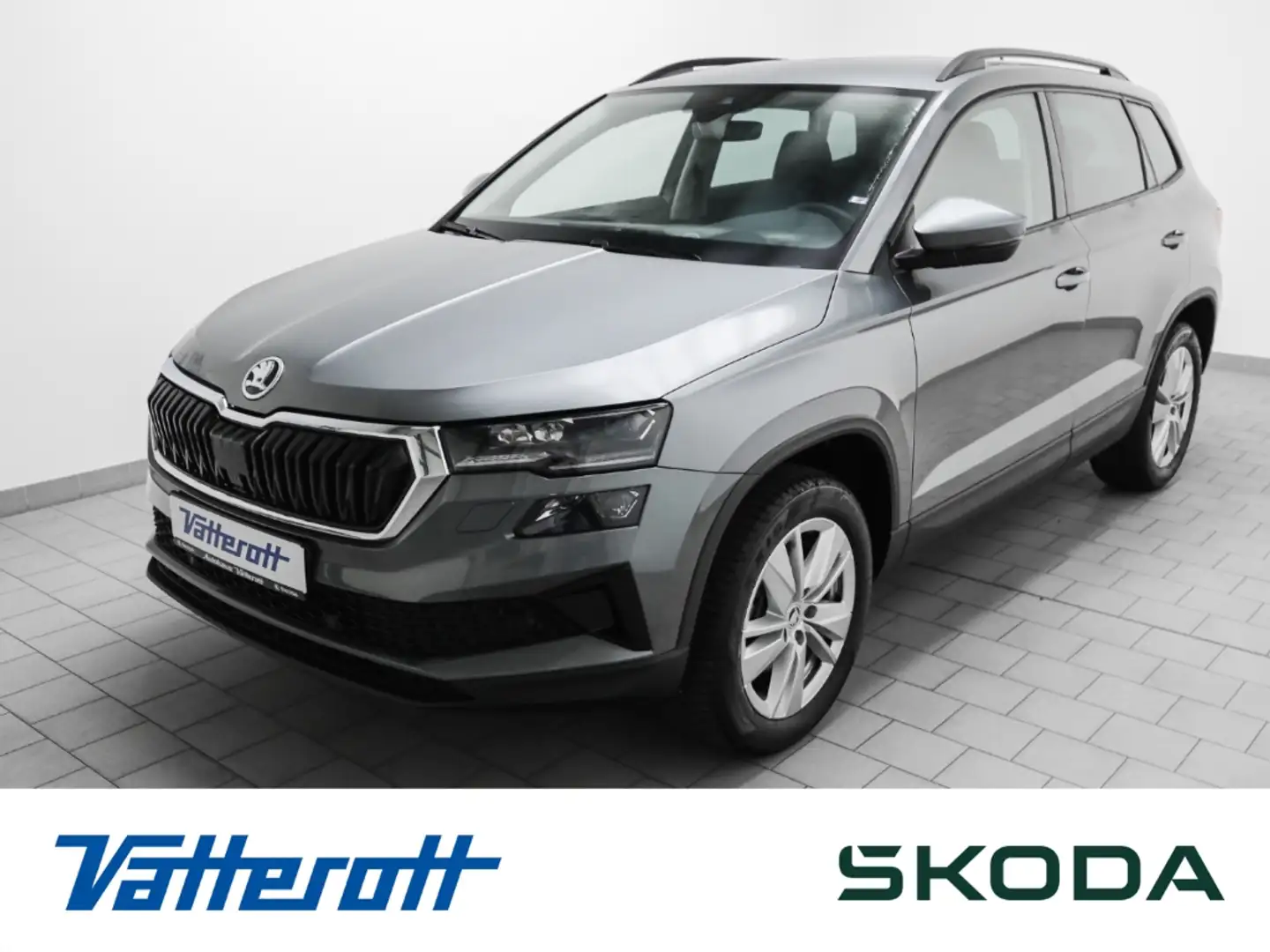 Skoda Karoq 2.0 TDI DSG 4x4 Selection Navi AHK Grau - 1