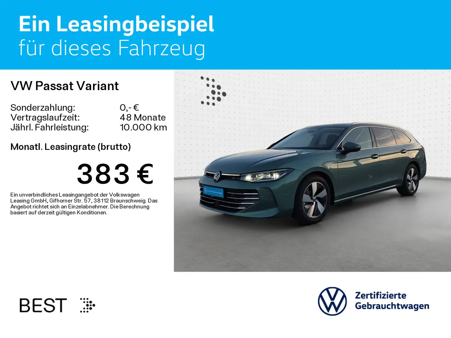 Volkswagen Passat Variant 2.0 TDI DSG Elegance*AHK*KAMERA*I Verde - 2