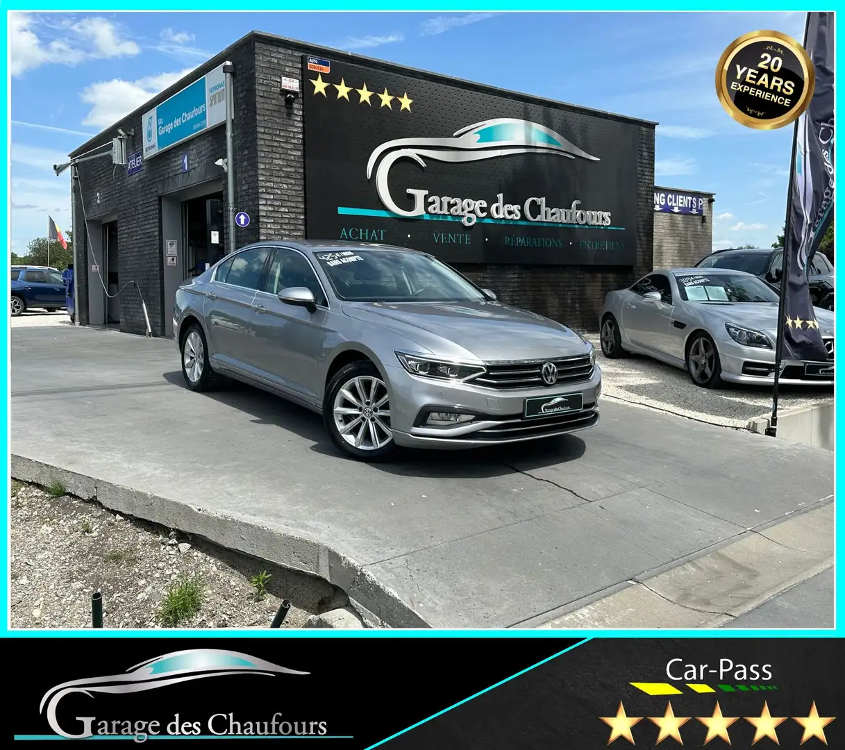 Volkswagen Passat 1.6 TDi - ! Comfortline ! - DSG - 1er Propr. - E6d Gris - 1