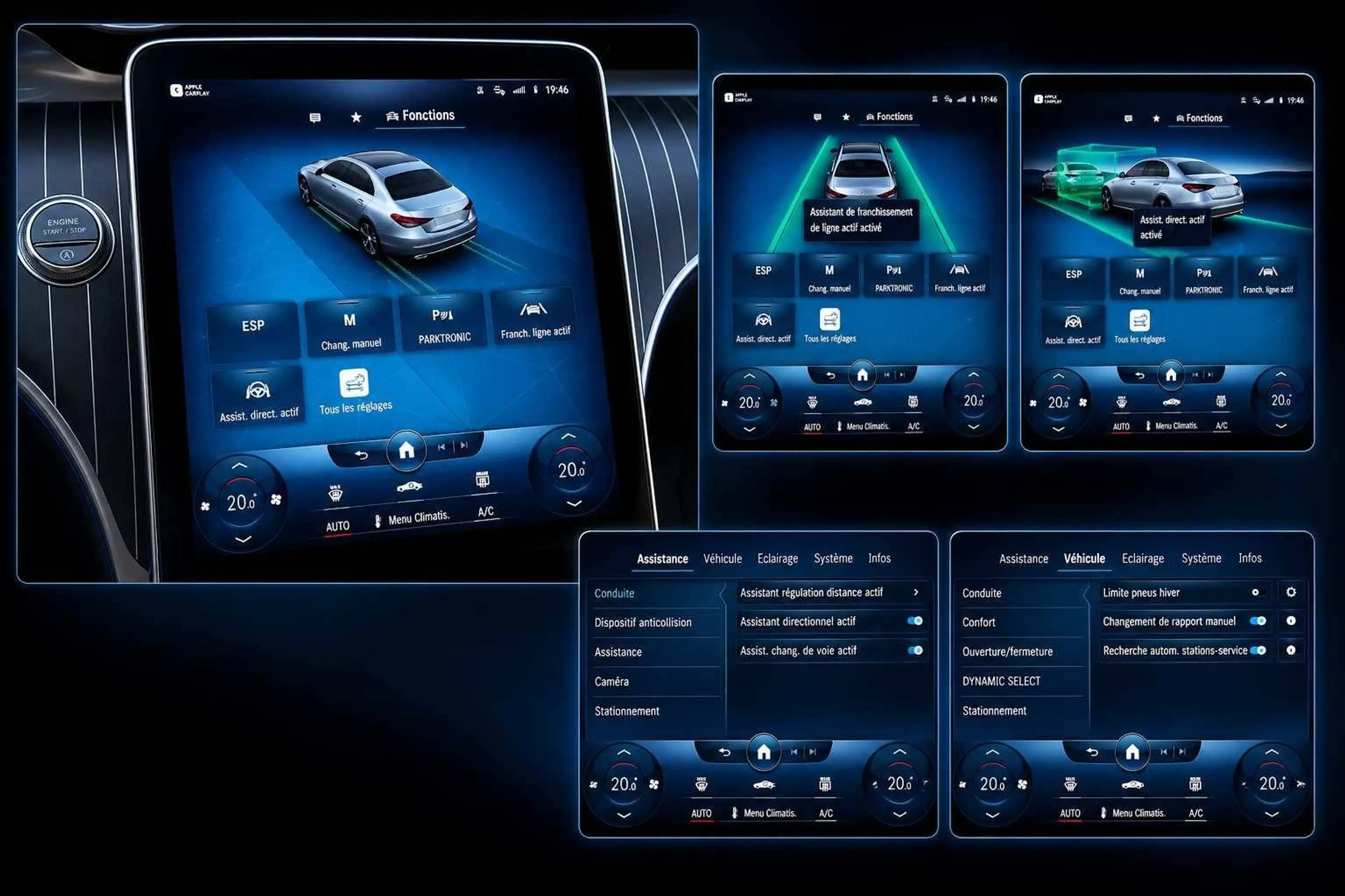 Mercedes-Benz C 220 d AMG Line Int./Ext. 9G-Tronic Pano/Cuir/Led — photo 13