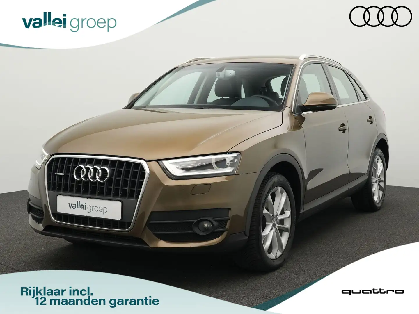 Audi Q3 2.0 TFSI 211 pk S-tronic quattro | Leder/alcantara Marrón - 1