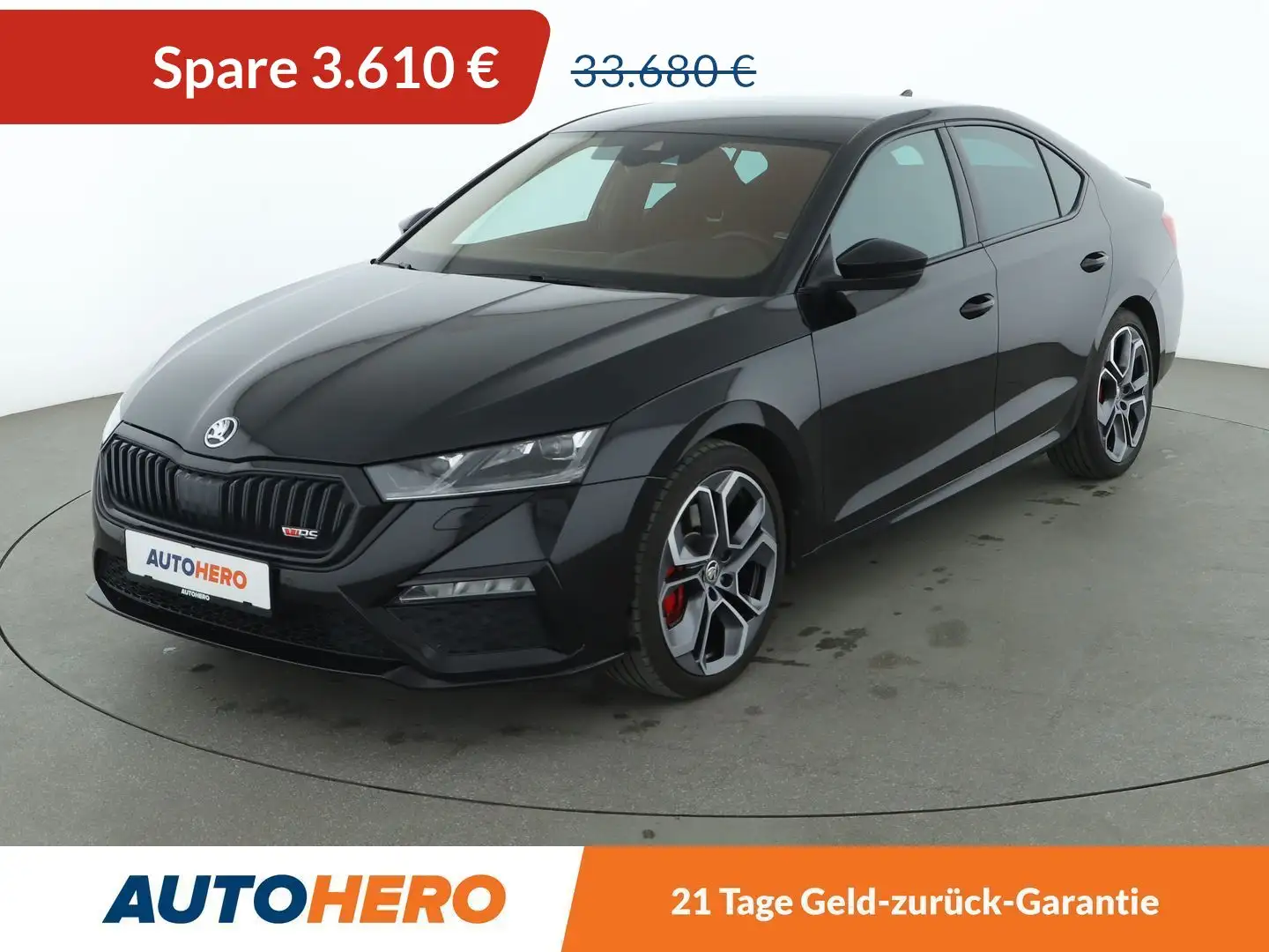 Skoda Octavia 2.0 TSI RS Aut.*HEAD-UP*NAVI*ACC*CAM*LED*SHZ* Schwarz - 1