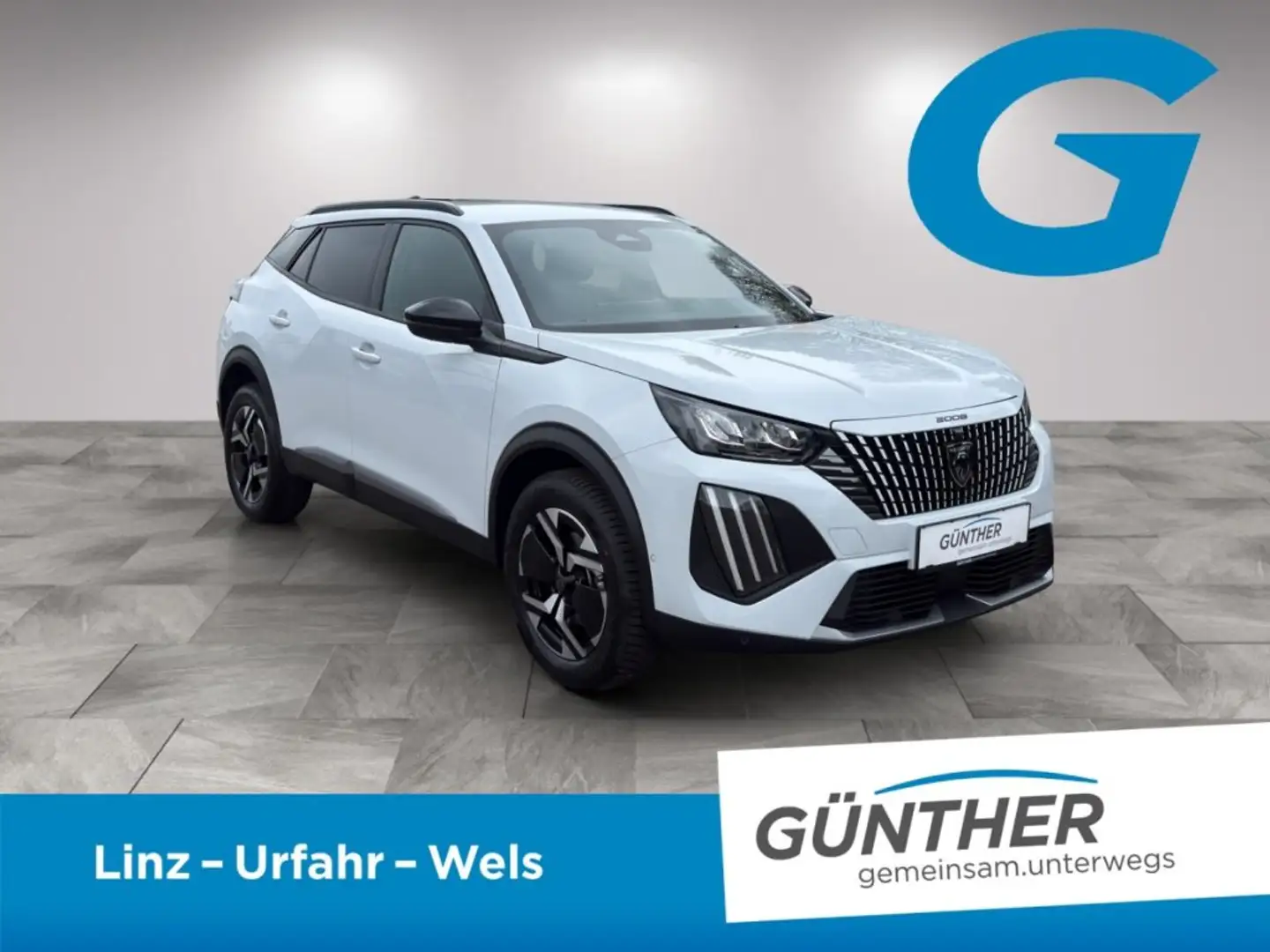 Peugeot 2008 ALLURE Hybrid 136 e-DCS6 Weiß - 2