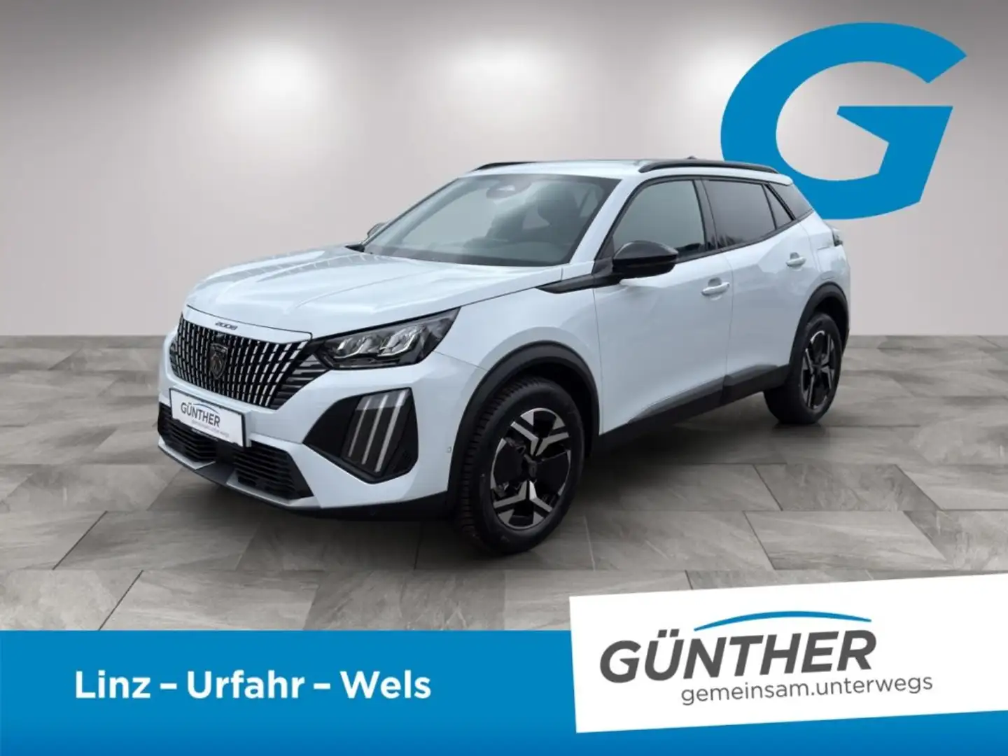 Peugeot 2008 ALLURE Hybrid 136 e-DCS6 Weiß - 1