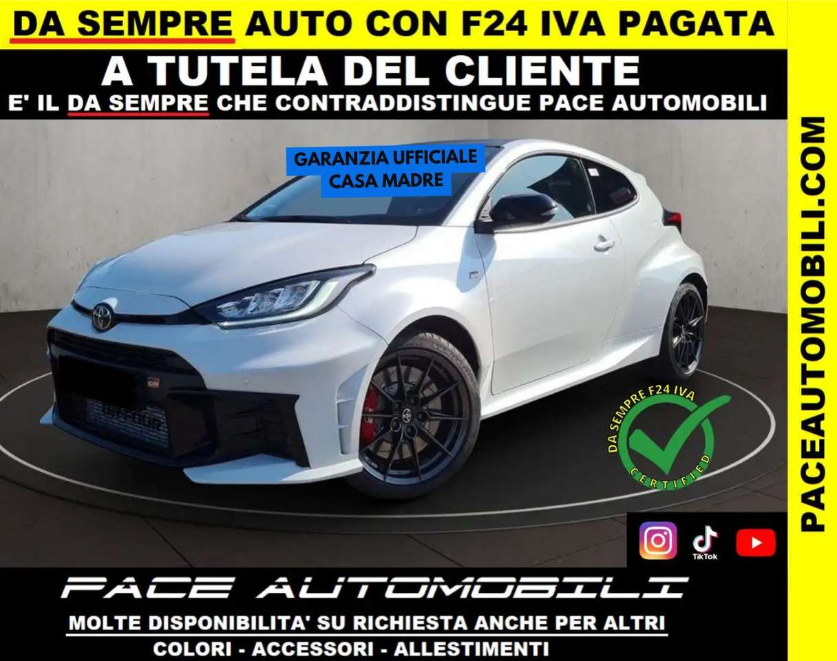 Toyota Yaris GR CIRCUIT 1.6 TURBO 280 CV TORSEN 18" FORGIATI