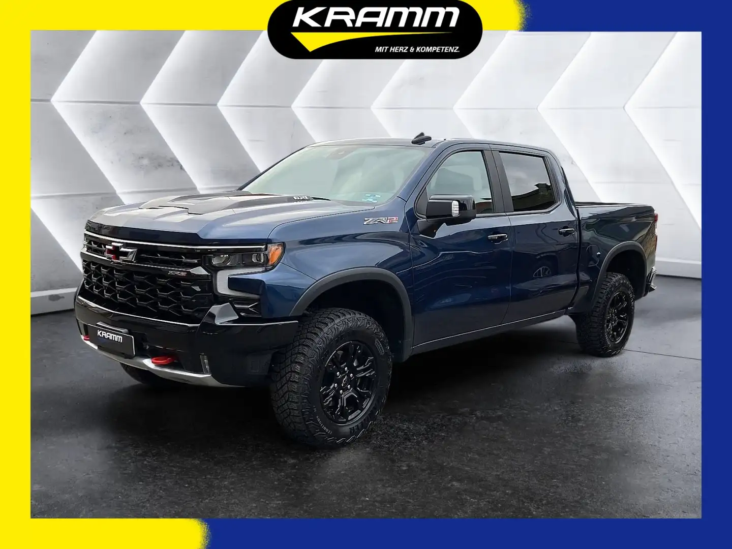 Chevrolet Silverado 1500 CREW CAB ZR2 4WD Dig.Cockpit LED Blau - 1