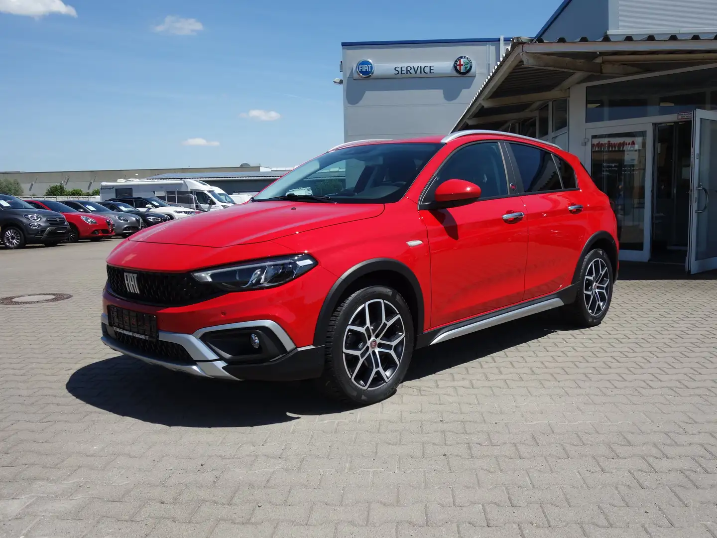 Fiat Tipo Cross (Red) *Uconnect 7"/DAB/NAV/PDC/LED/ACC/RfK* Rot - 1