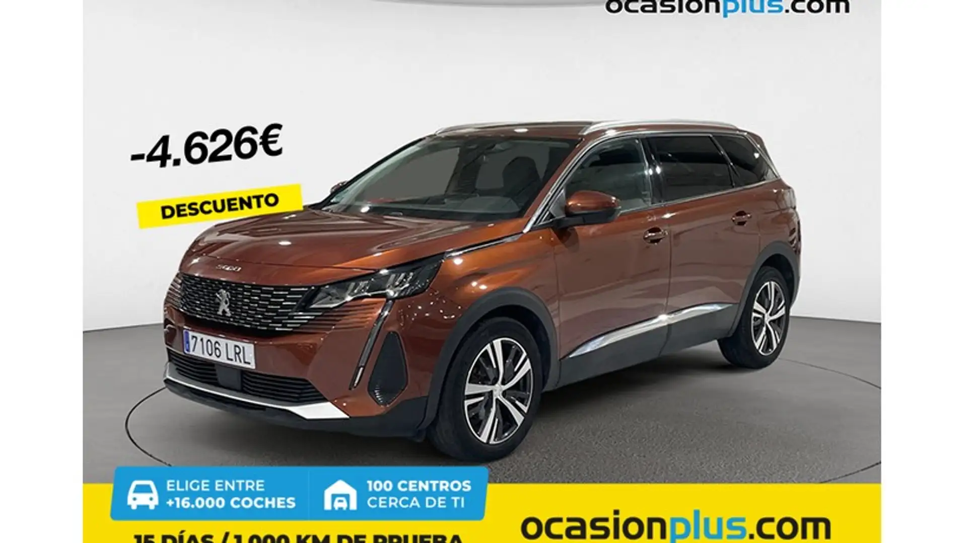 Peugeot 5008 1.6 BlueHDI Allure 7 pl. EAT6 120 Brun - 1