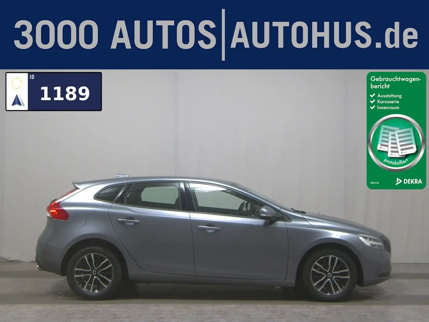 Volvo V40 D3 Momentum Navi LED PDC Shz Grau - 1