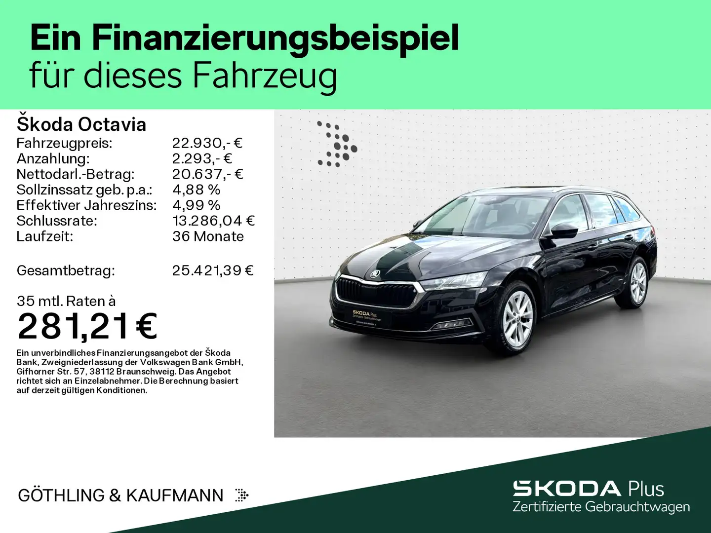 Skoda Octavia Combi Style 2.0 TDI DSG*NAVI*AHK*MATRIX* Noir - 2
