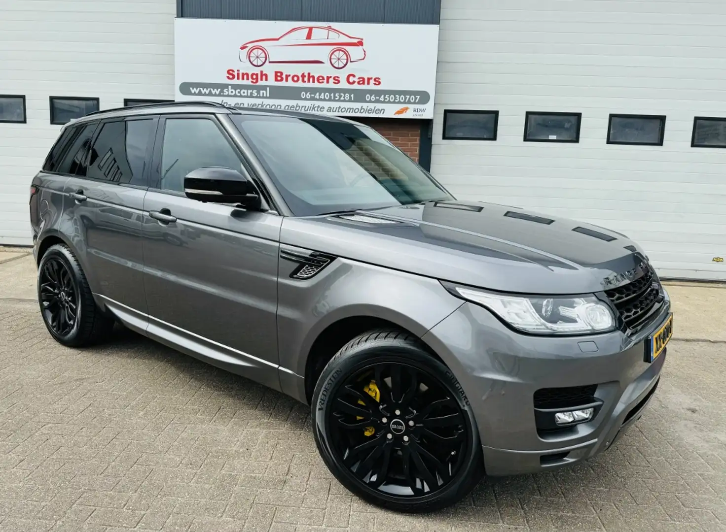 Land Rover Range Rover Sport 3.0 V6/SC/HSE/DY/400pk/Facelift!! Grijs - 1
