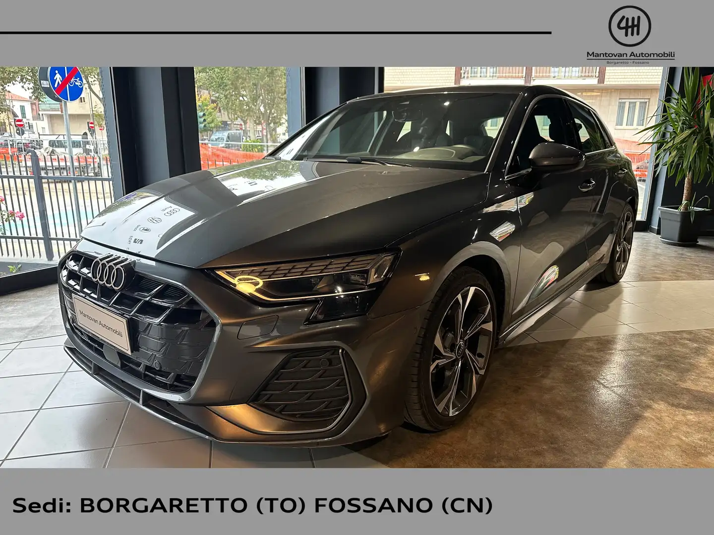 Audi A3 Sportback 1.5 mhev S line edition 150 s-tronic Grigio - 1